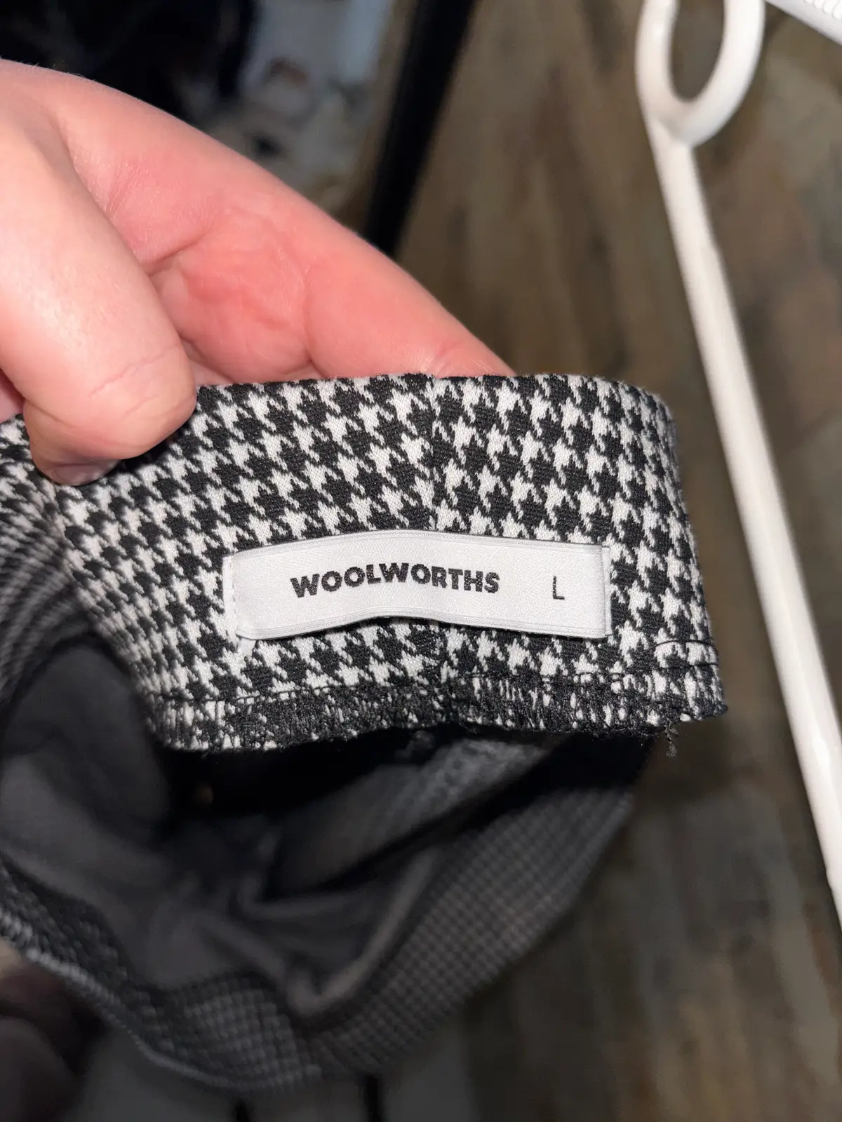 Woolworths Houndstooth Patterned Pants