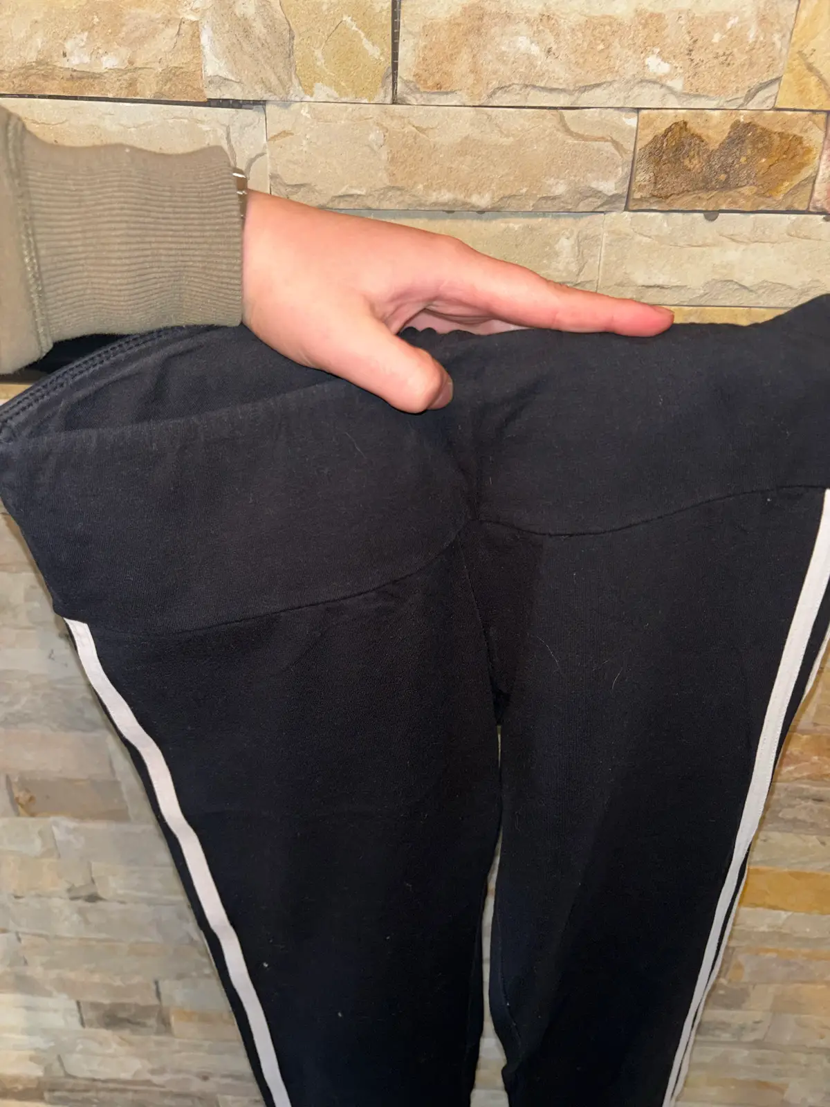 Cotton On Black Striped Leggings
