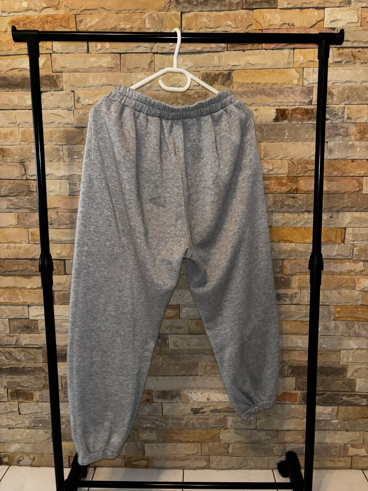 SHEIN Grey Elastic Waist Sweatpants
