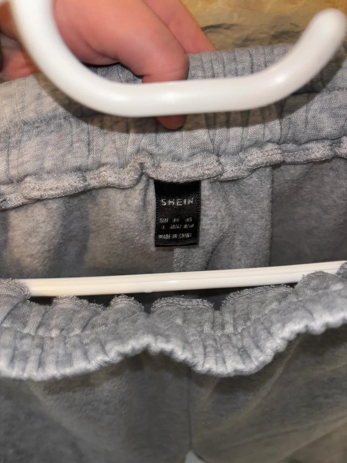 SHEIN Grey Elastic Waist Sweatpants