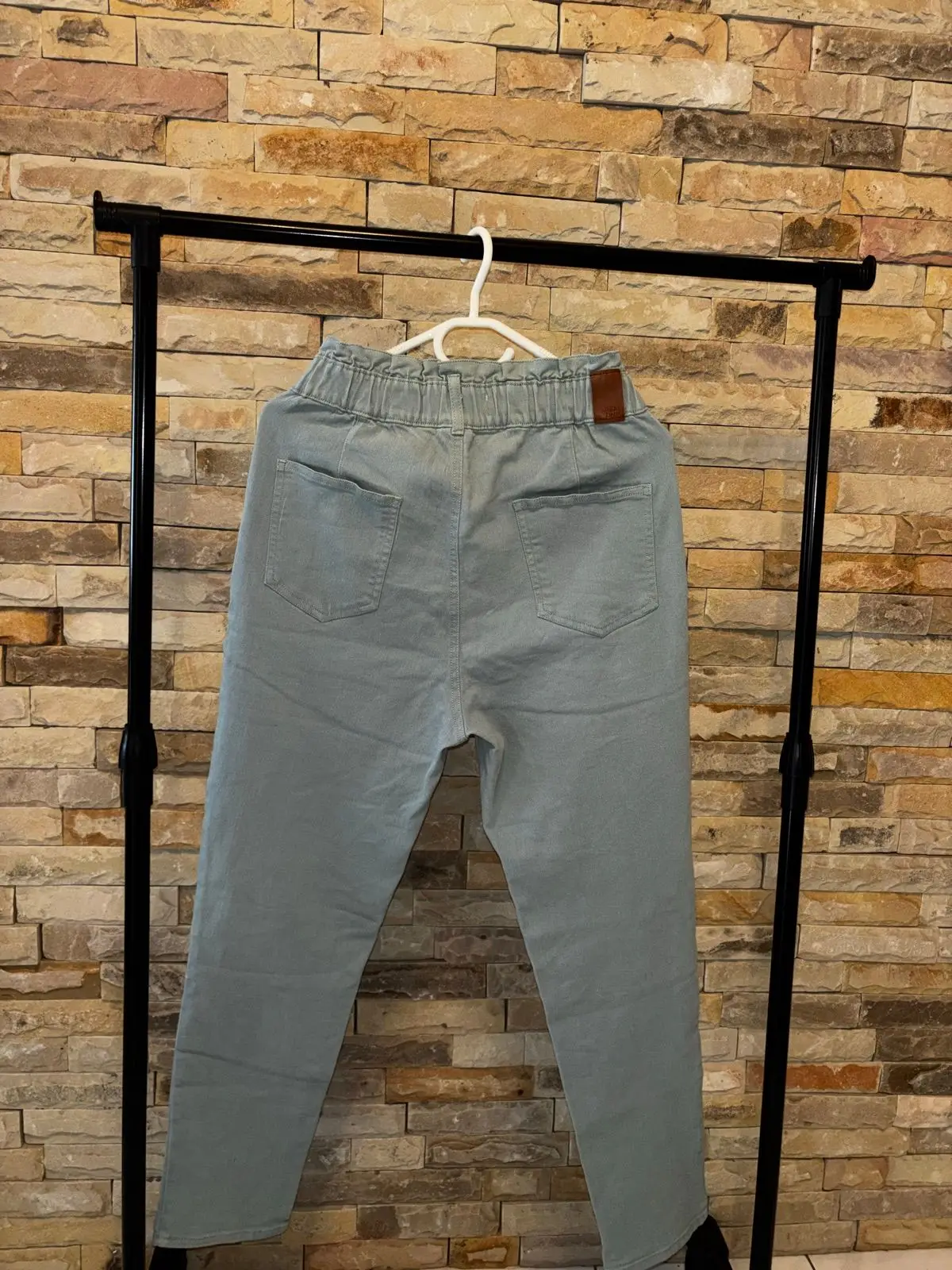 Woolworths Sage Green Elasticated Waist Pants