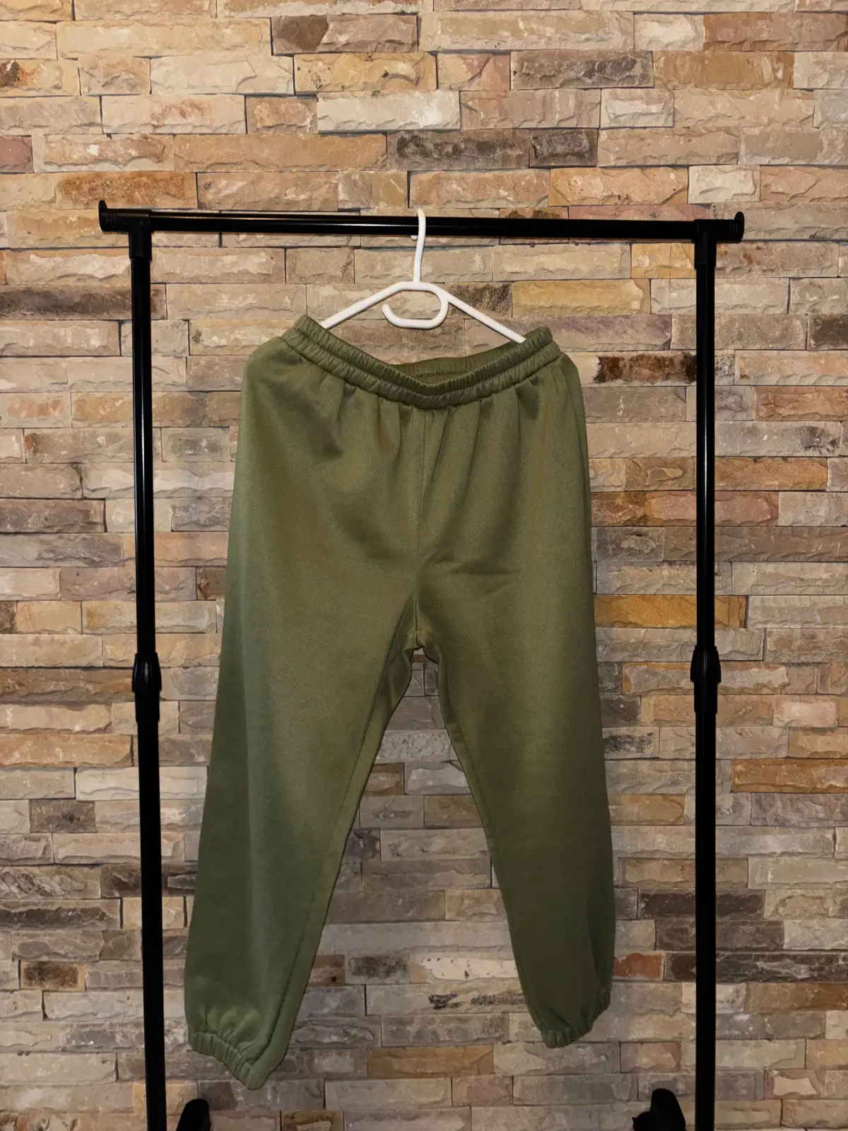 SHEIN Olive Green Fleece Joggers