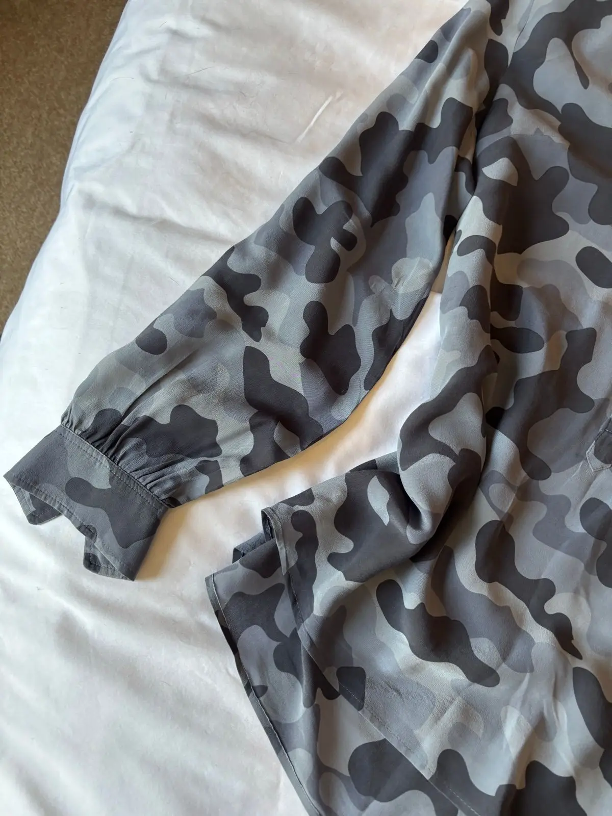 Tommy Hilfiger Silk Camouflage Blouse