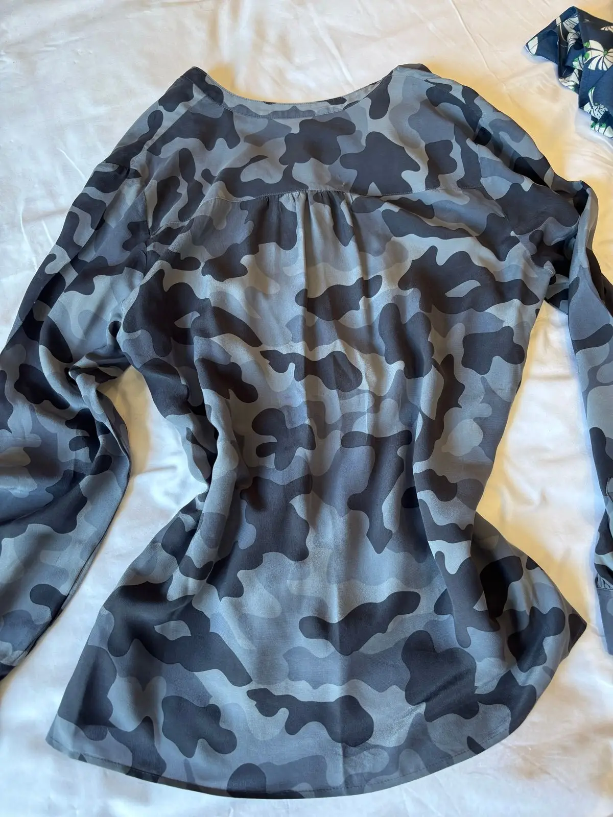 Tommy Hilfiger Silk Camouflage Blouse
