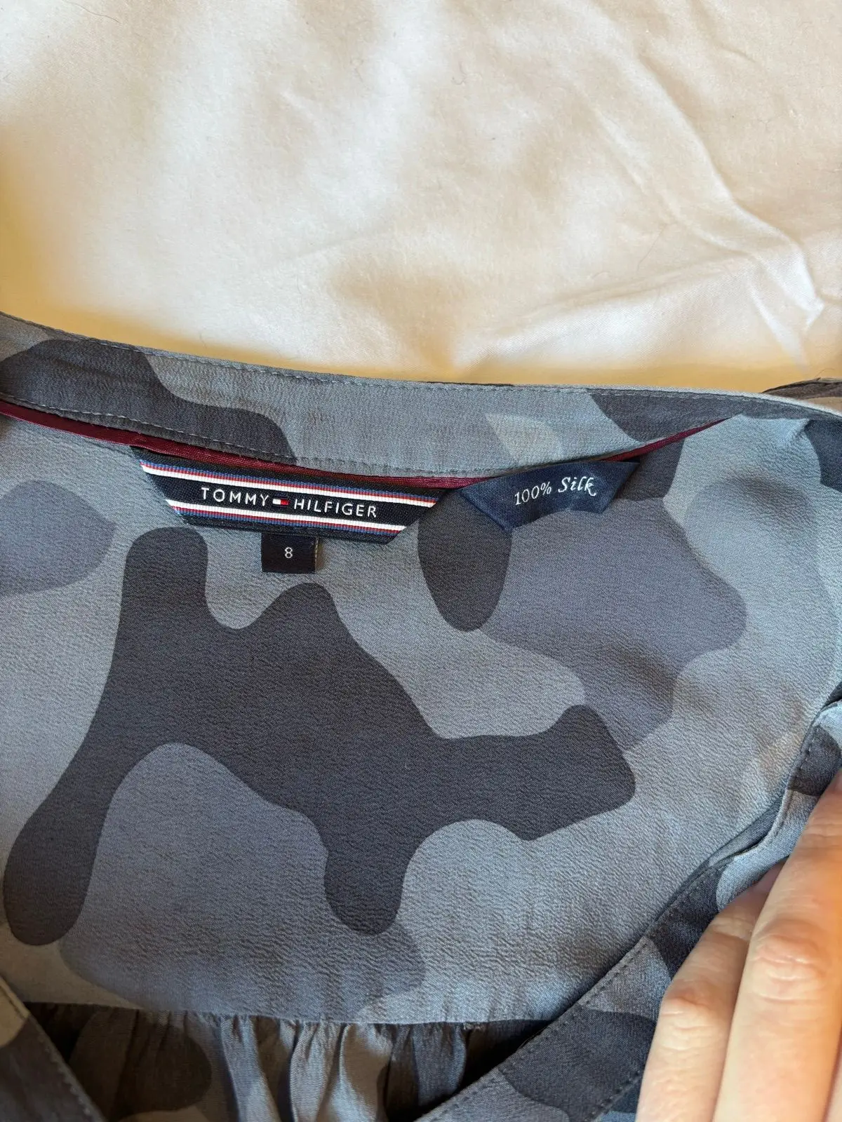 Tommy Hilfiger Silk Camouflage Blouse