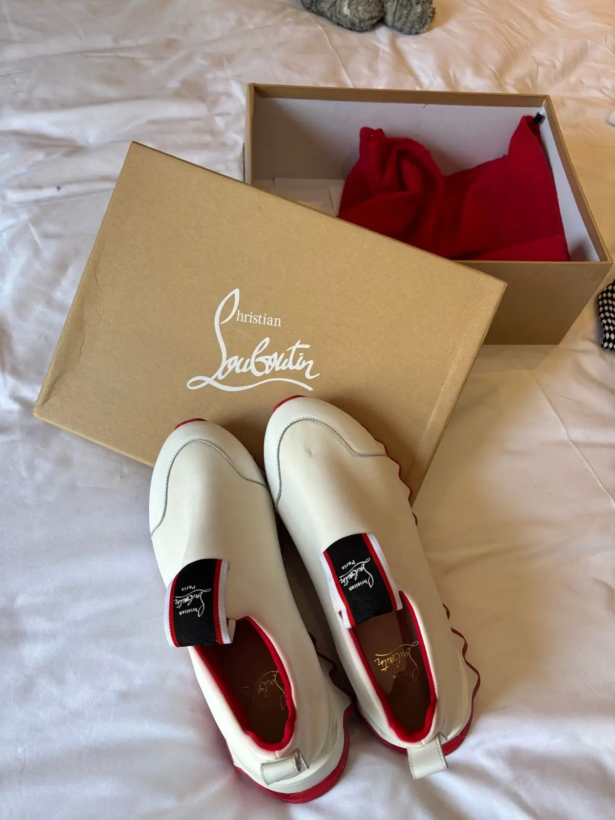 Vintage Christian Louboutin Spike Sock Slip-On Sneakers