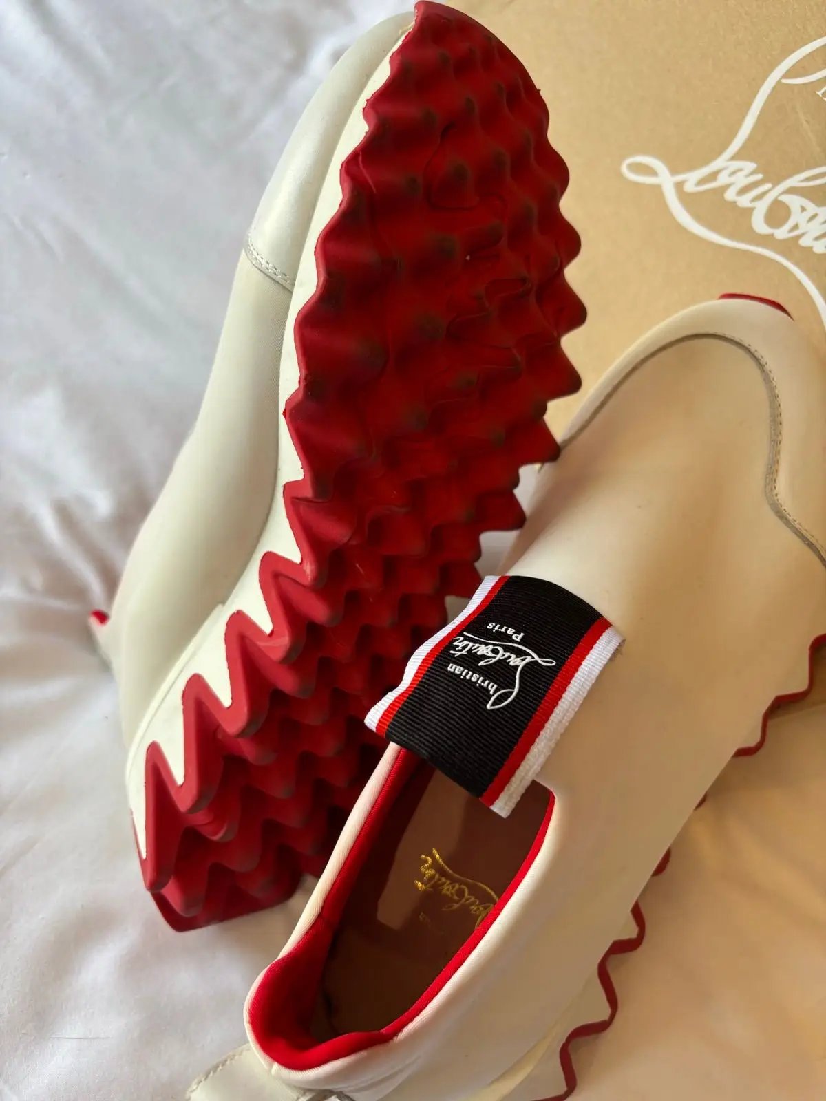 Christian Louboutin Spike Sock Slip-On Sneakers