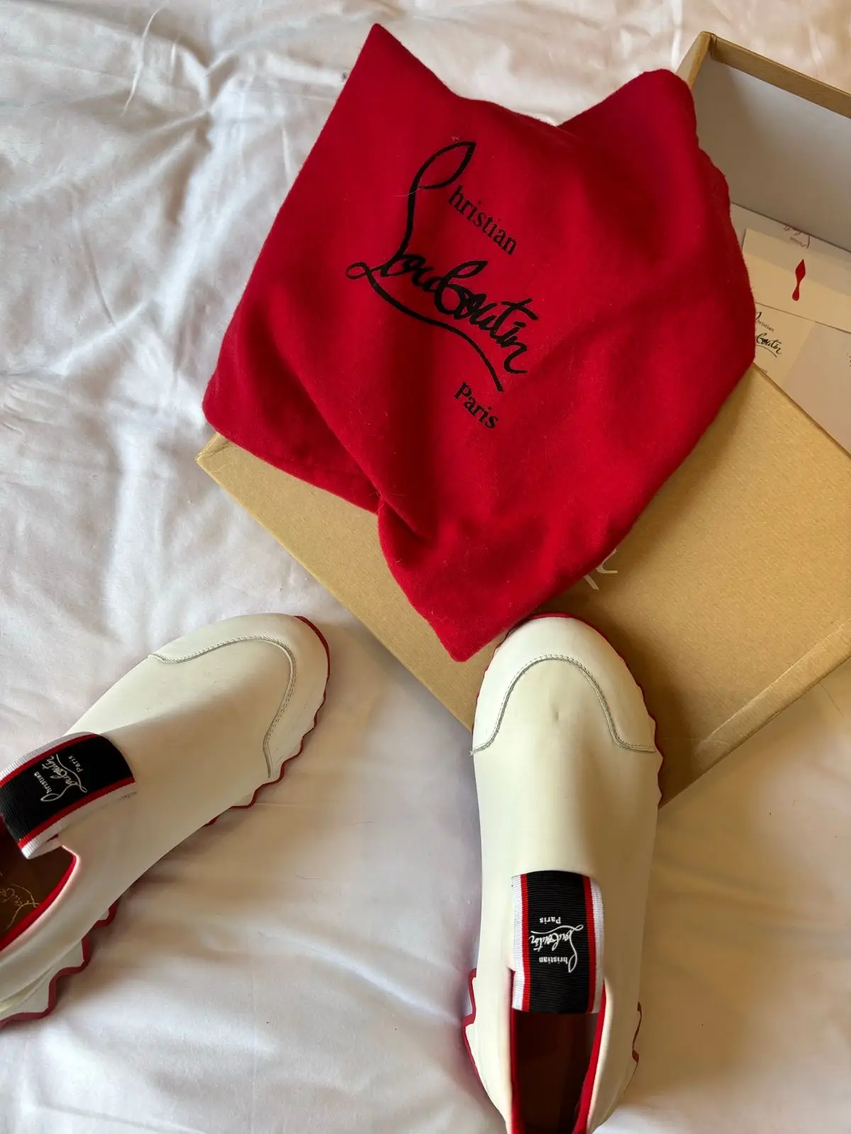 Christian Louboutin Spike Sock Slip-On Sneakers
