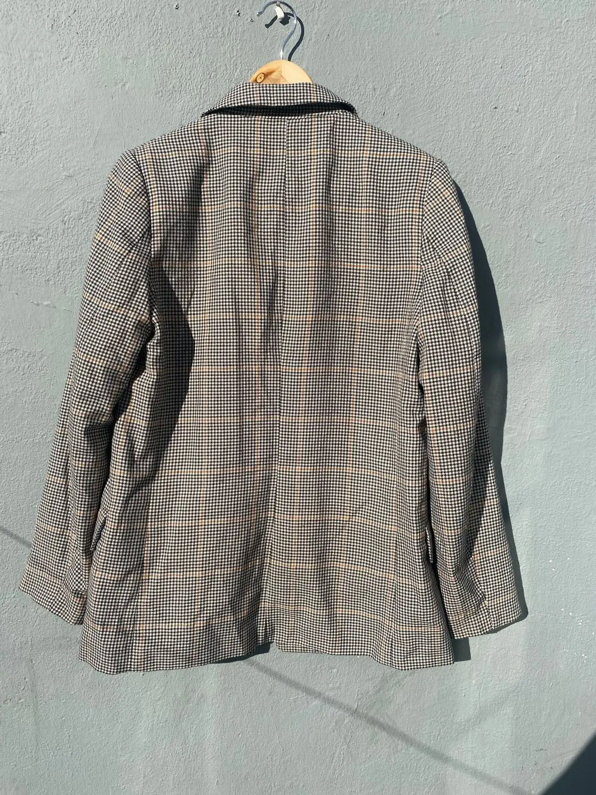 H&M Patterned Single-Breasted Blazer