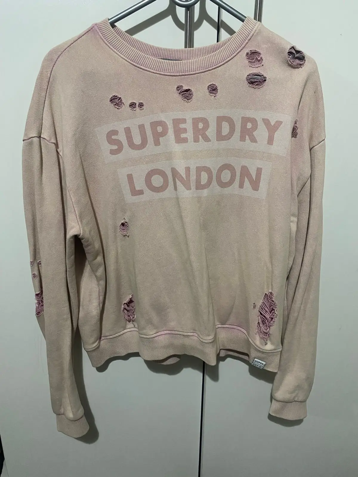 Superdry London Distressed Sweatshirt