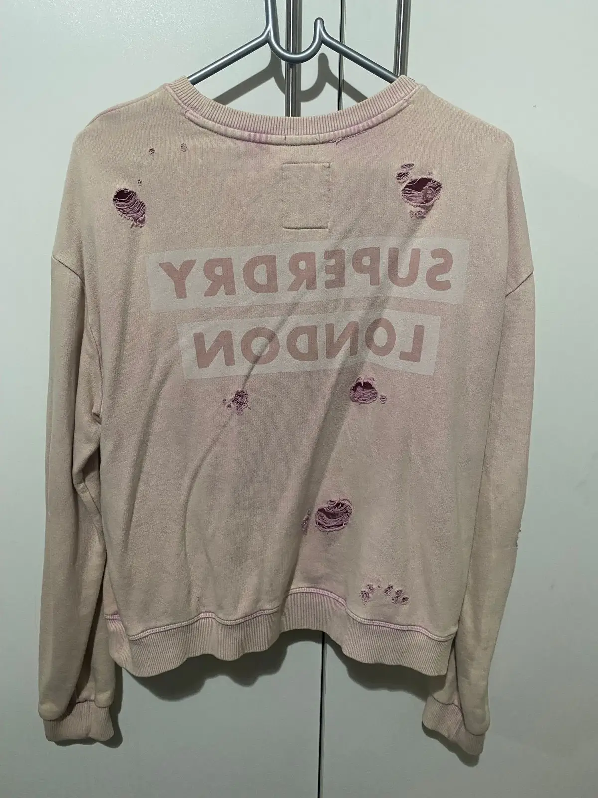 Superdry London Distressed Sweatshirt