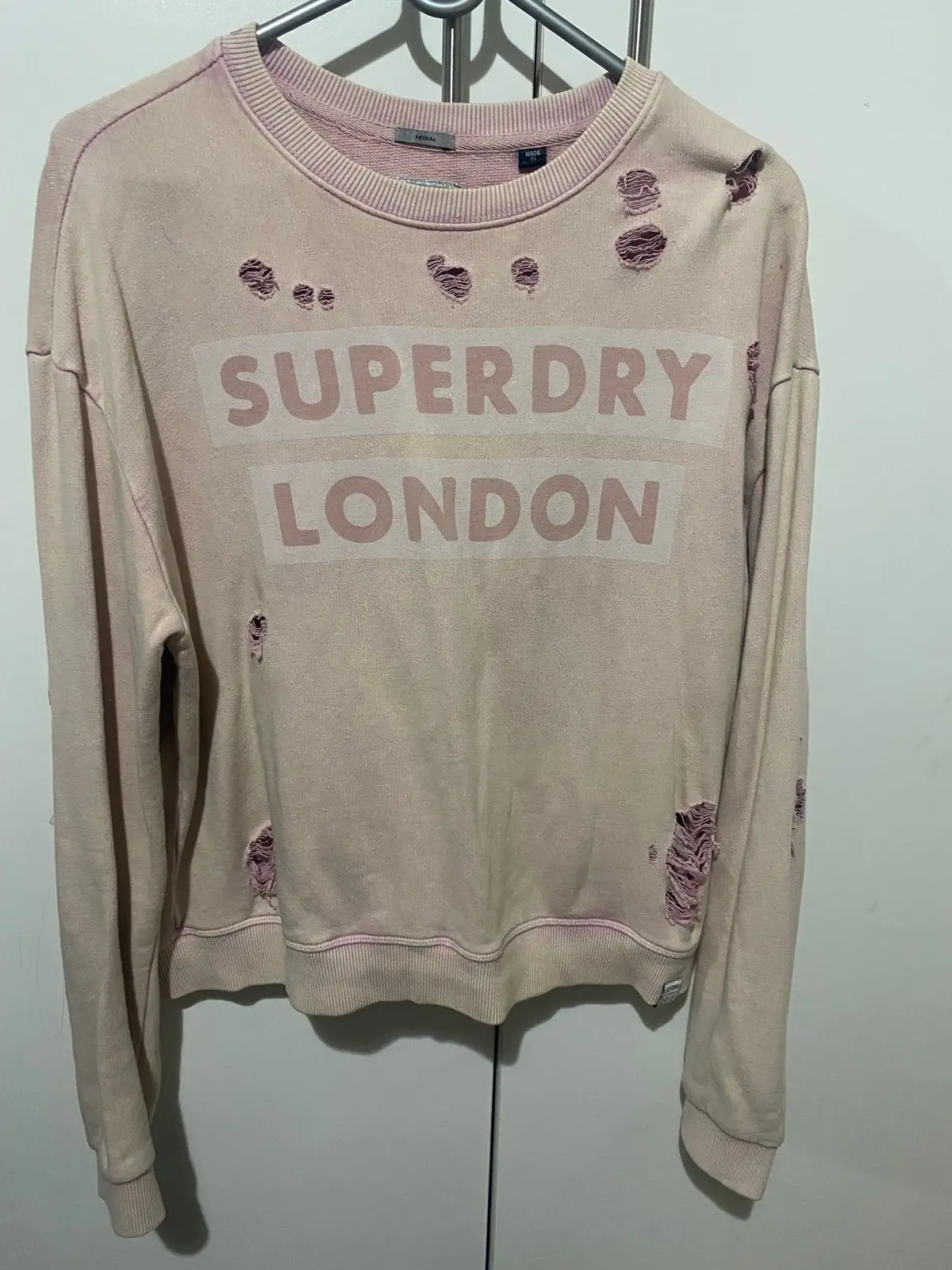 Superdry London Distressed Sweatshirt