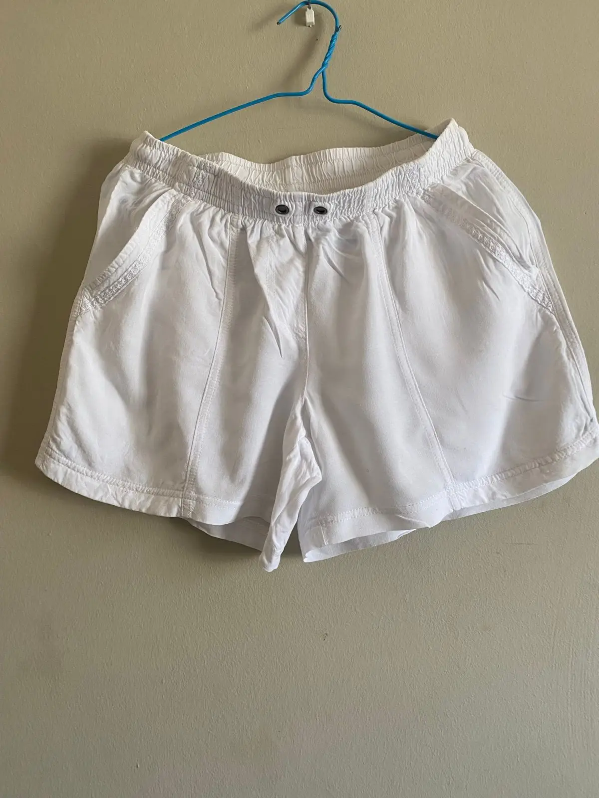 Woolworths White Elasticated Waist Shorts