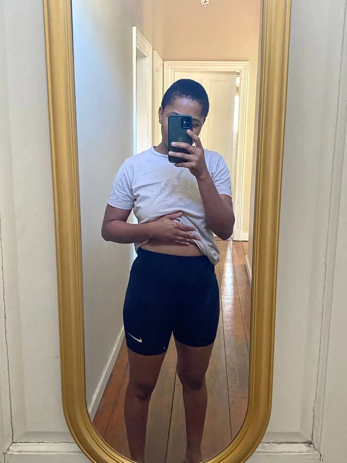 Nike Black Tight Athletic Shorts