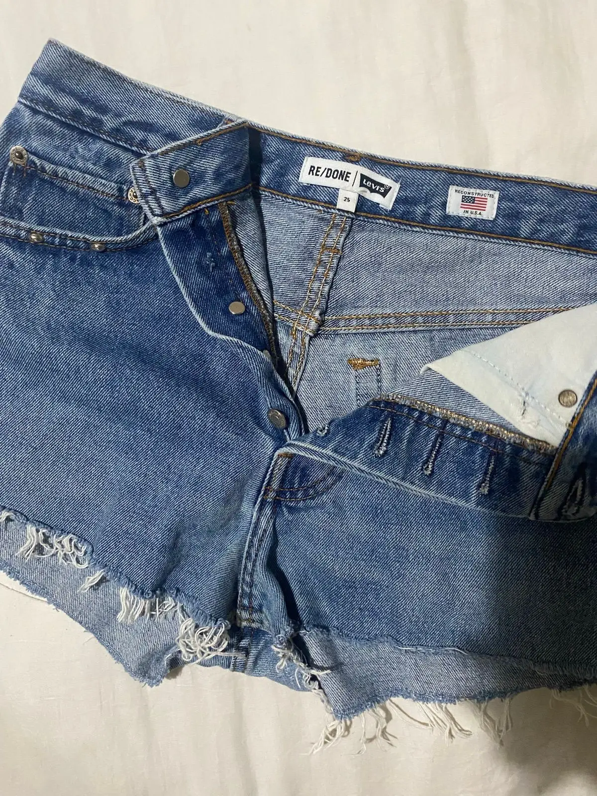 Levi's Studded Denim Shorts