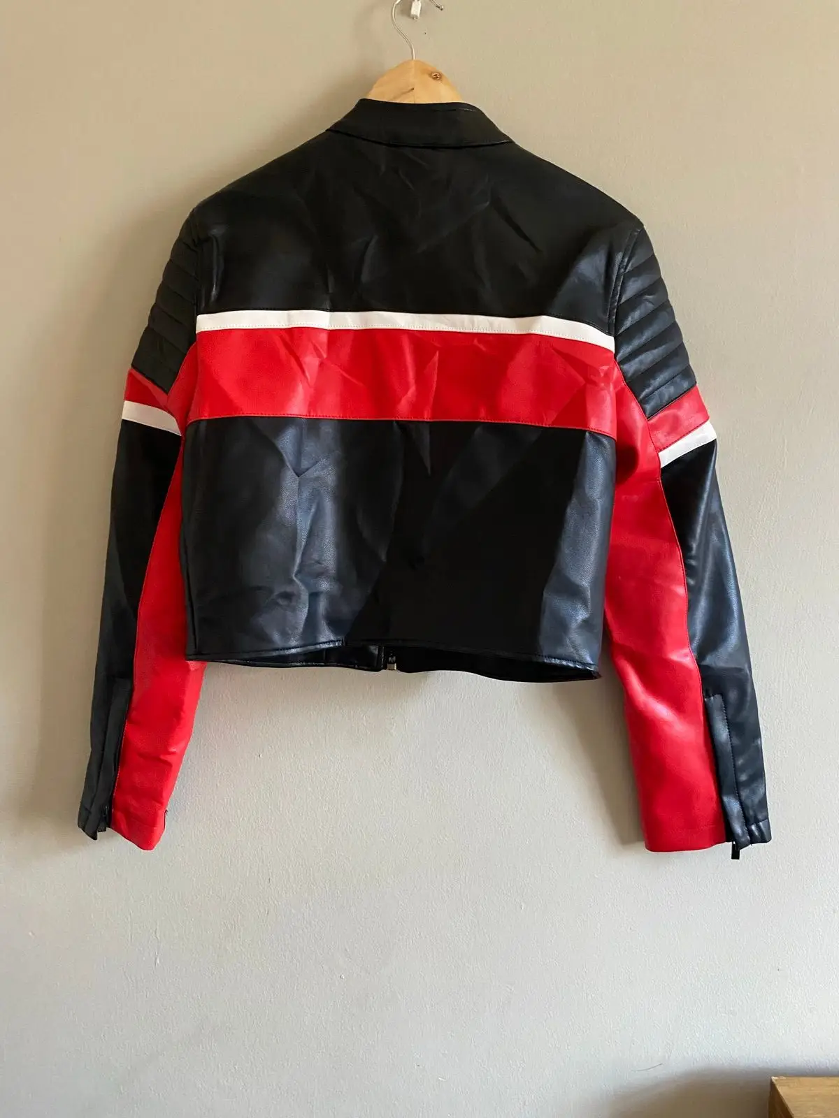 AND1 Black Red and White Racing Style Jacket