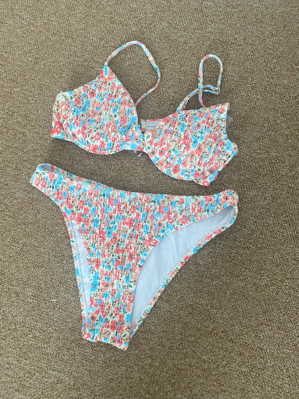 Shein summer ditsy floral bikini