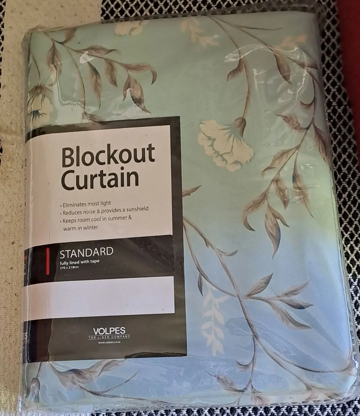 Volpes Floral Blockout Curtain Standard 270x218cm