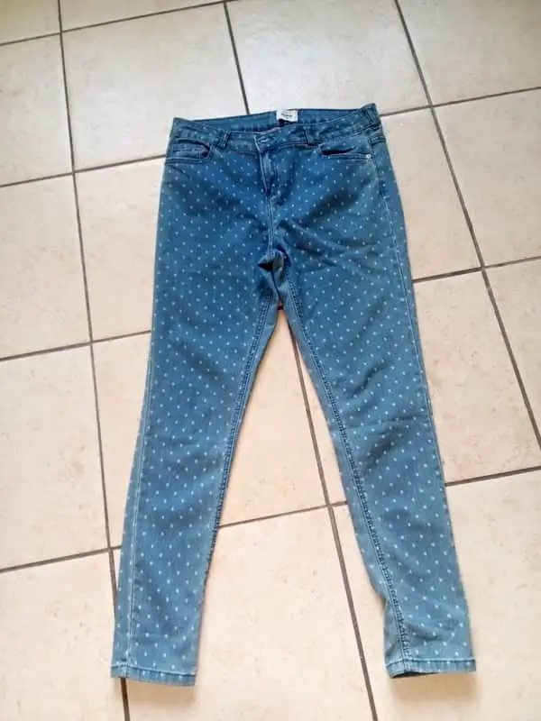 Axact Polka Dot Skinny Jeans