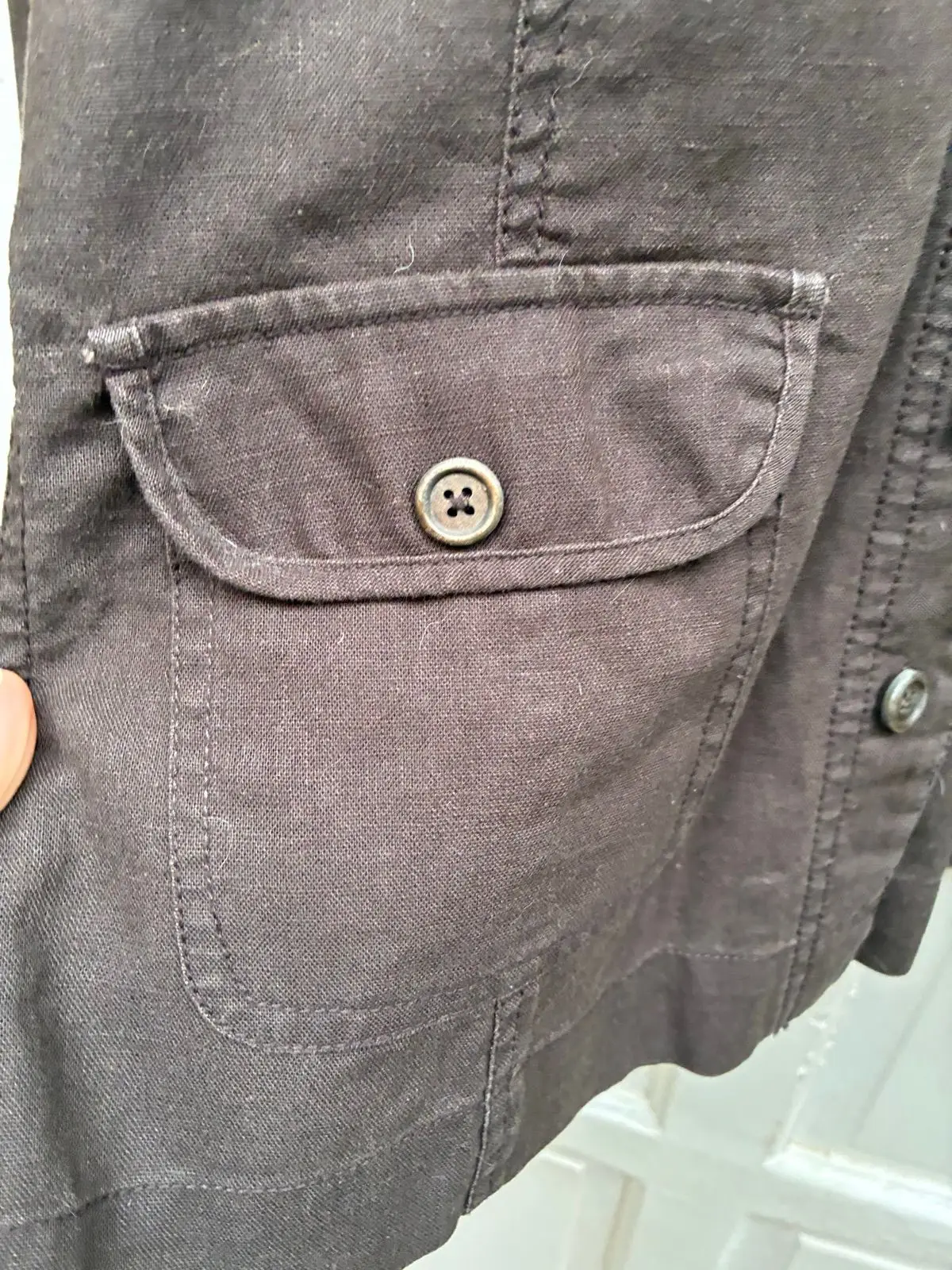 Woolworths Dark Brown Button-Up Utility Jacket