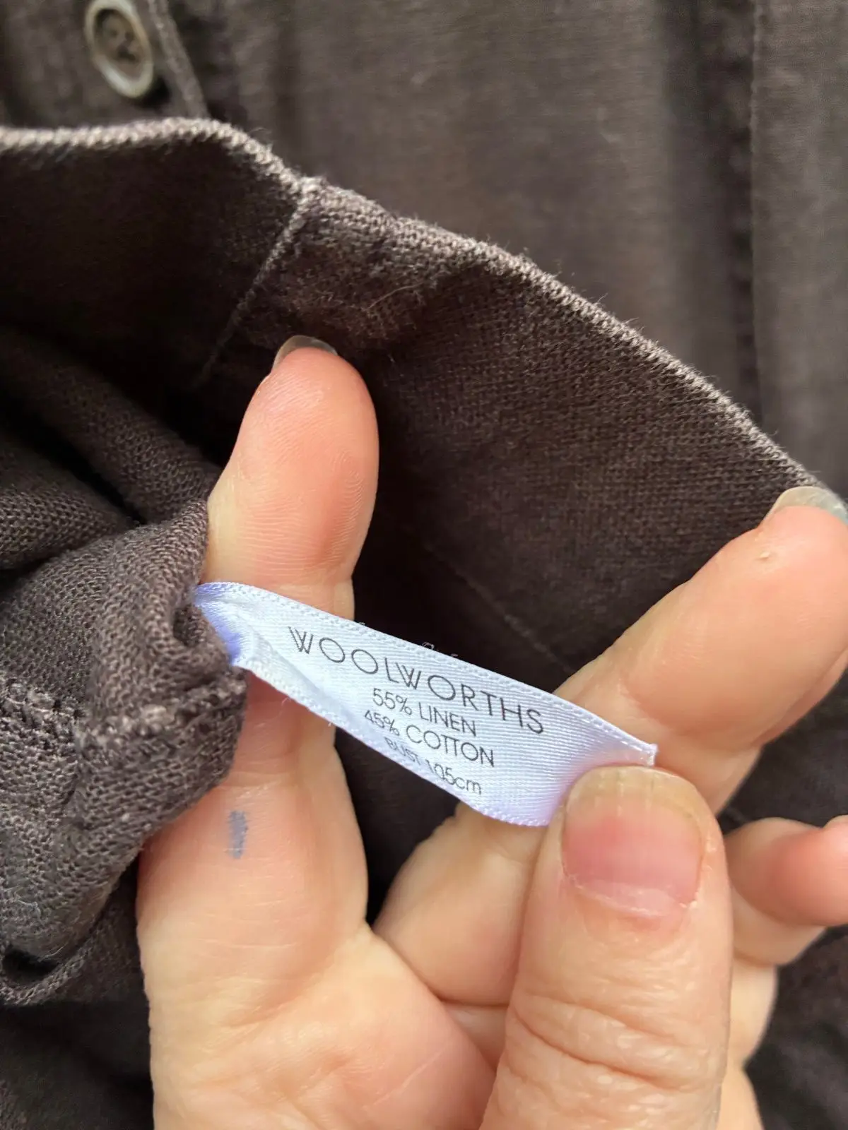 Woolworths Dark Brown Button-Up Utility Jacket