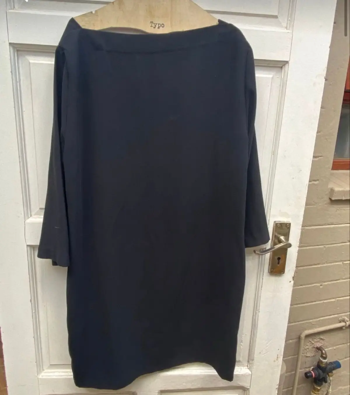 Zara Abstract Pattern Long Sleeve Dress