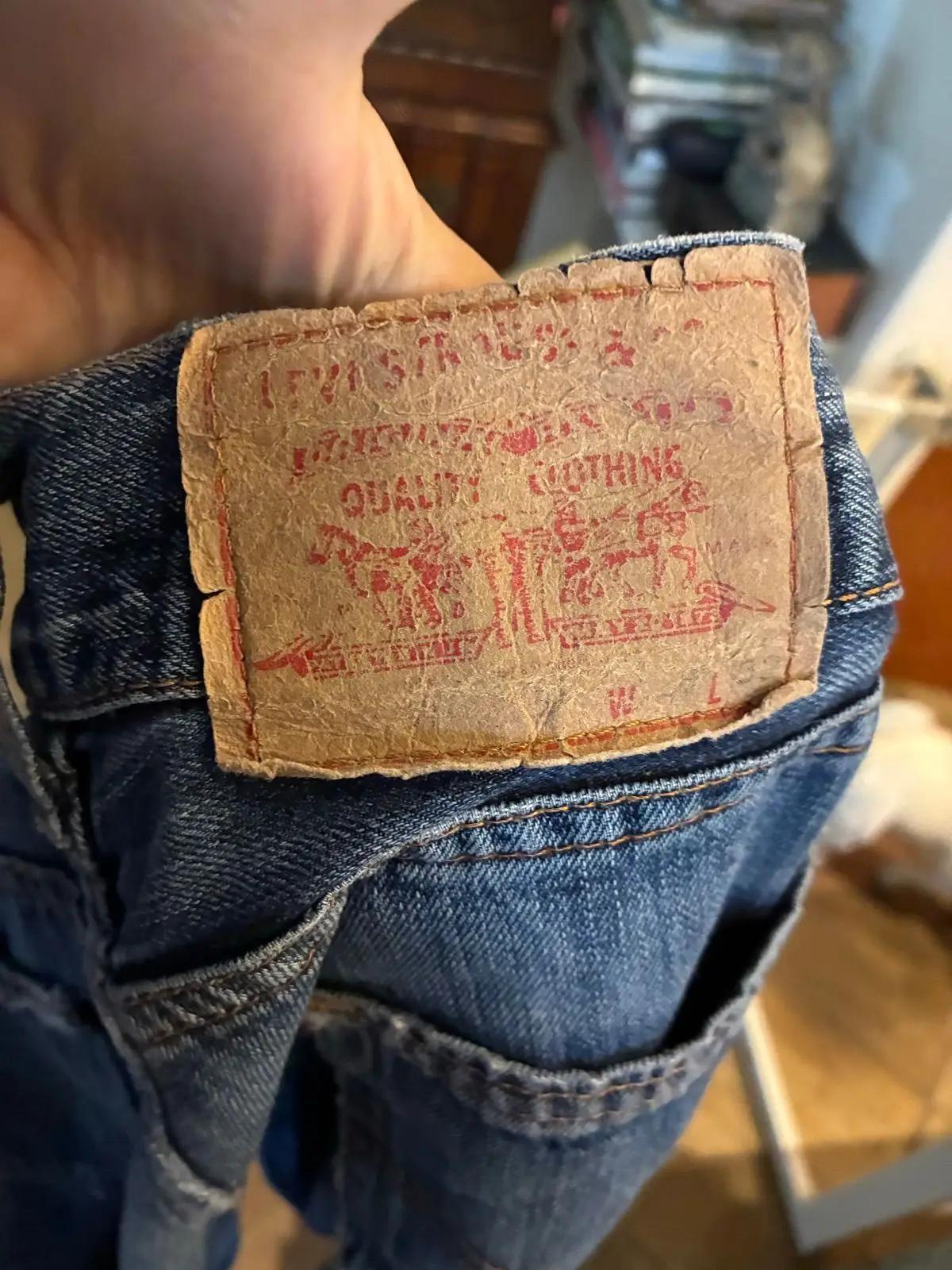Levi's Classic Blue Denim Jeans