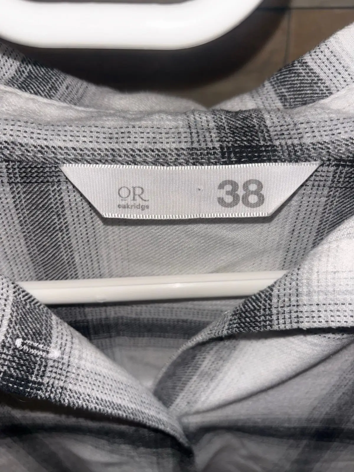 Mr Price Black and White Checkered Flannel Shirt
