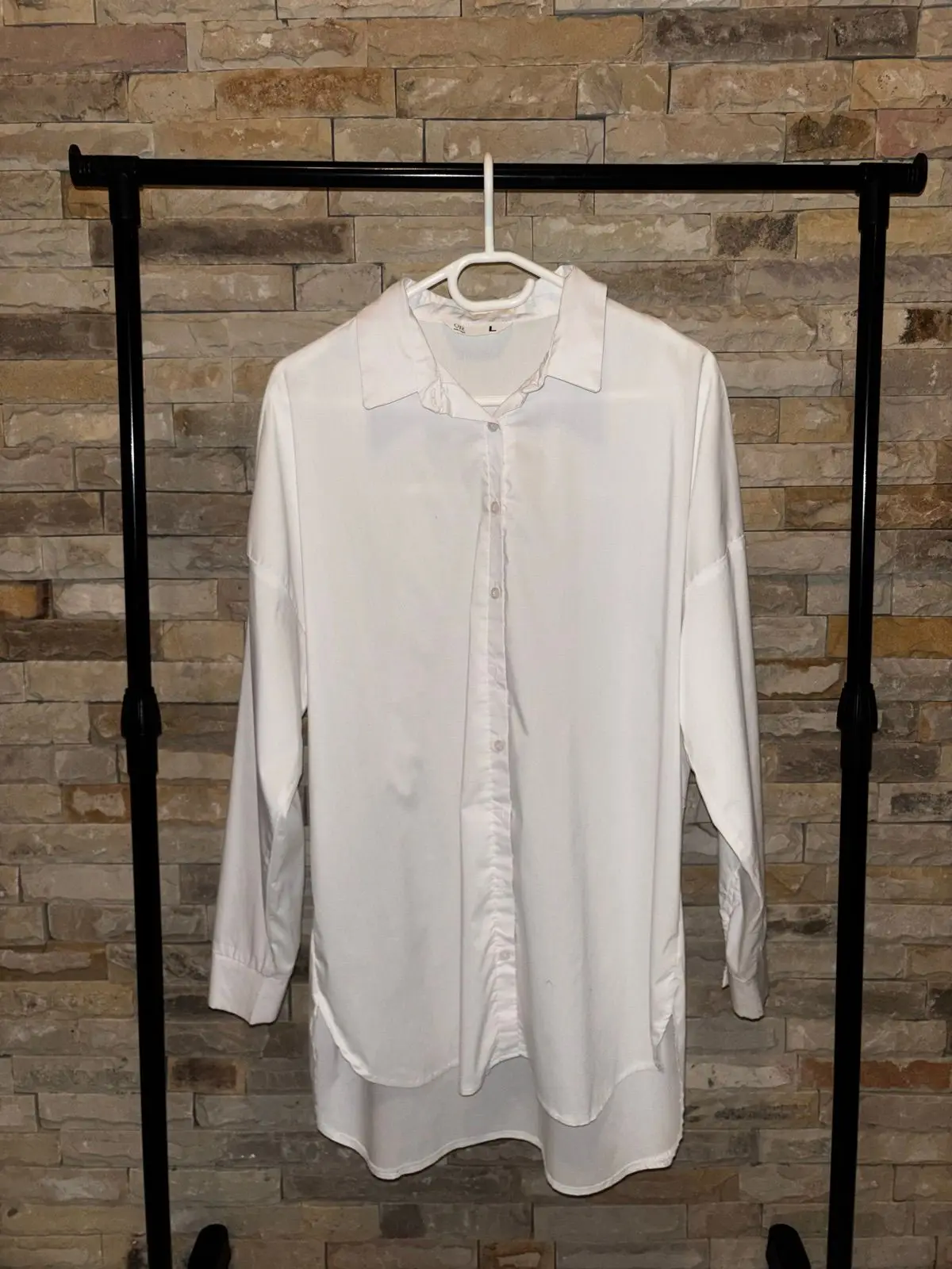 Mr Price White Long-Sleeve Button-Up Shirt