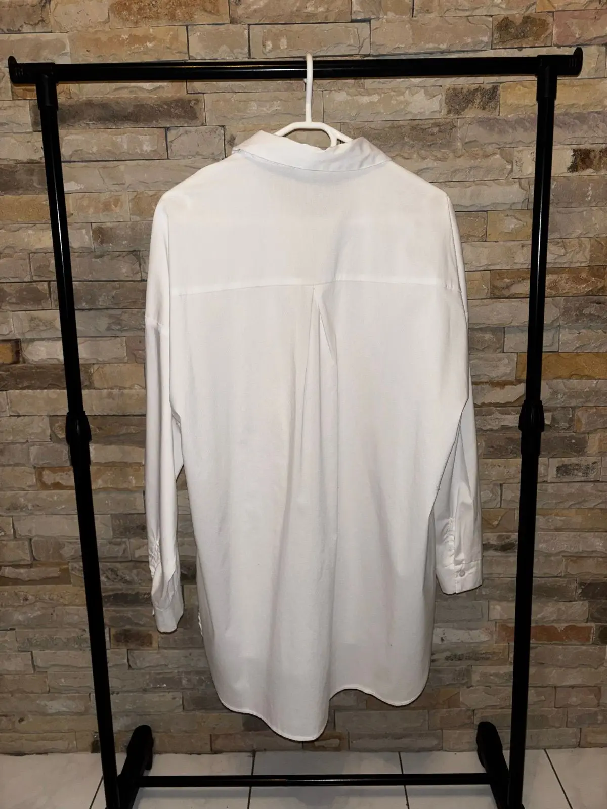 Mr Price White Long-Sleeve Button-Up Shirt
