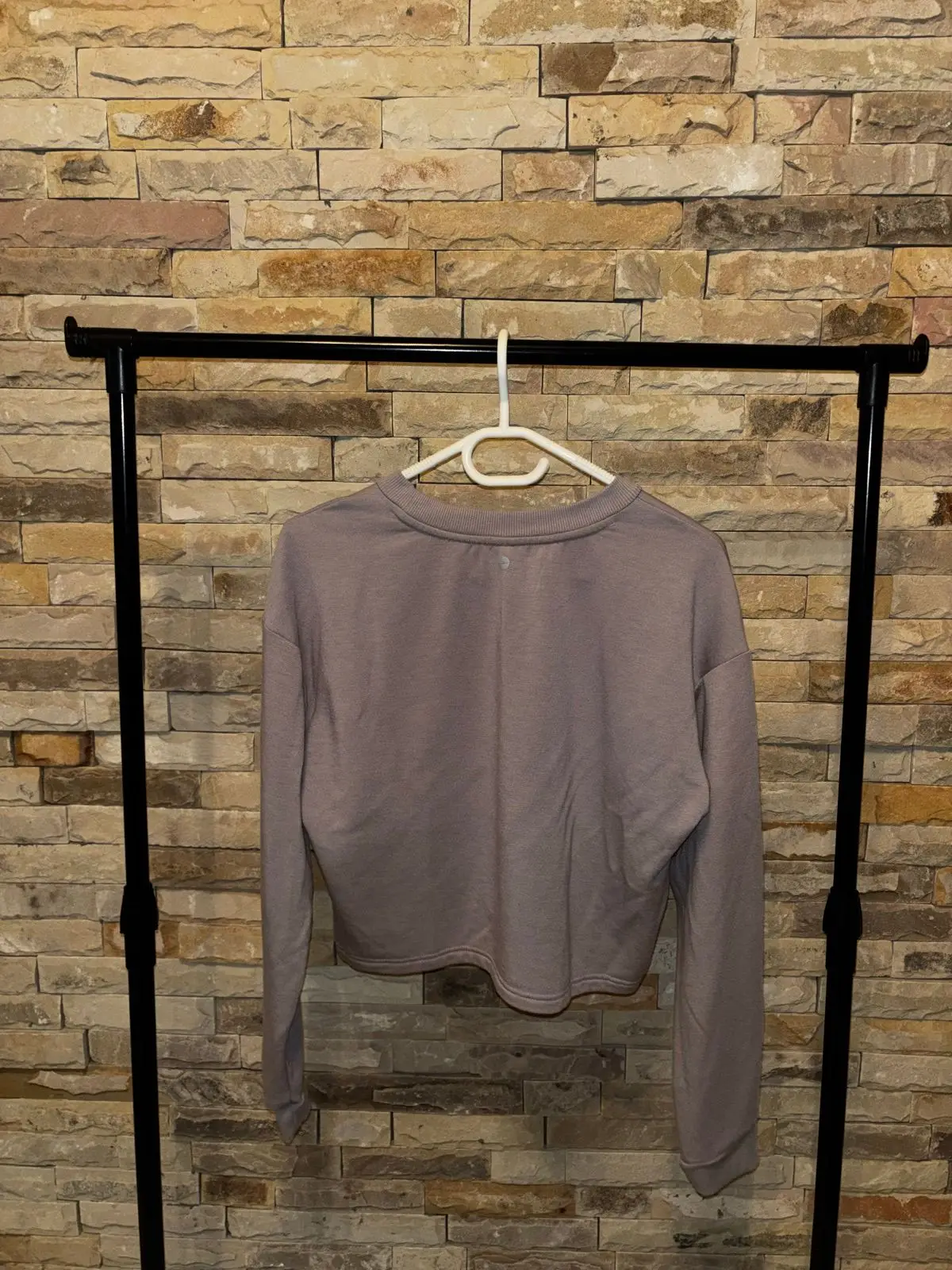 Shein Mauve Cropped Sweatshirt