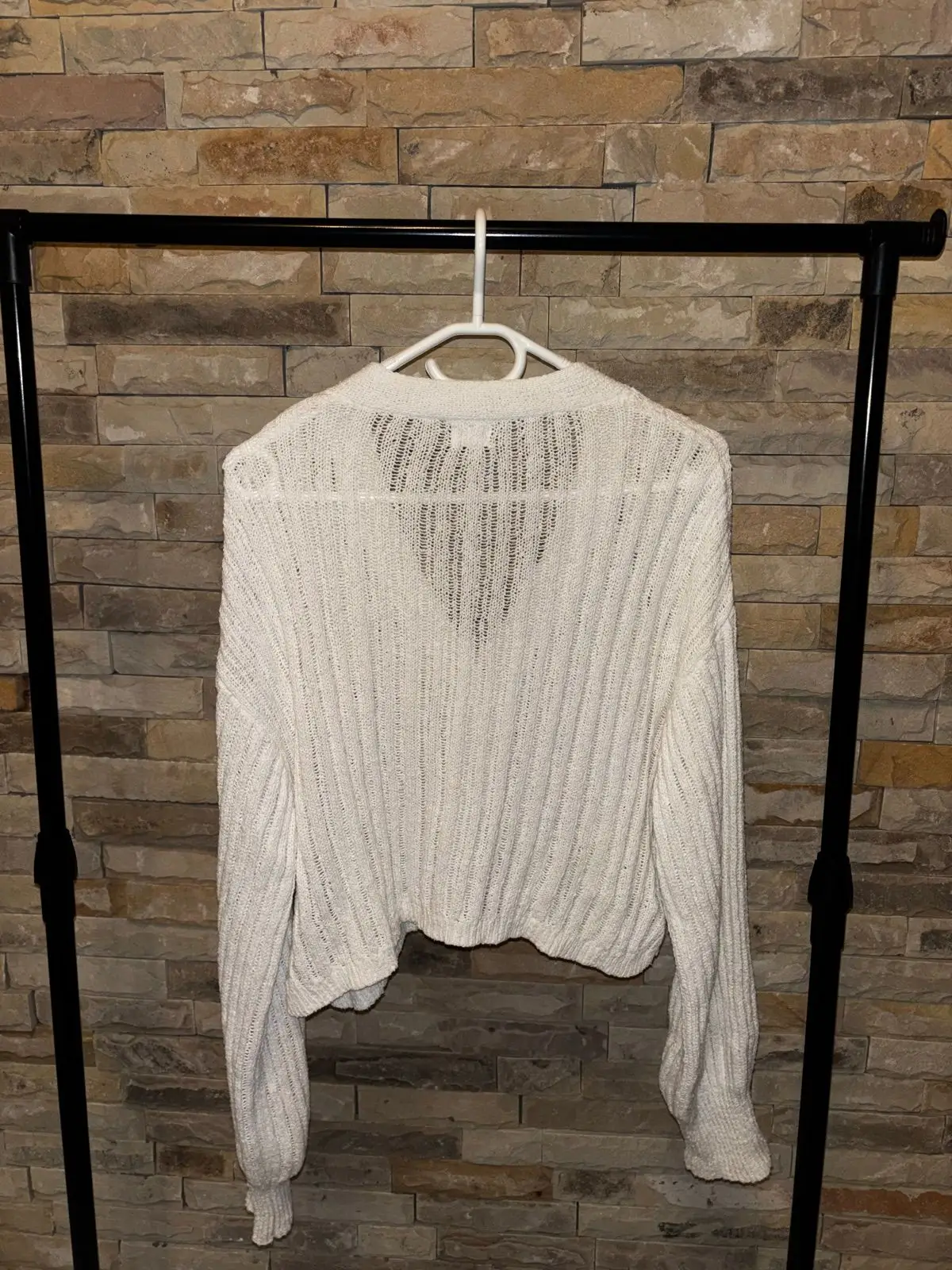 Cotton On White Knit Cardigan