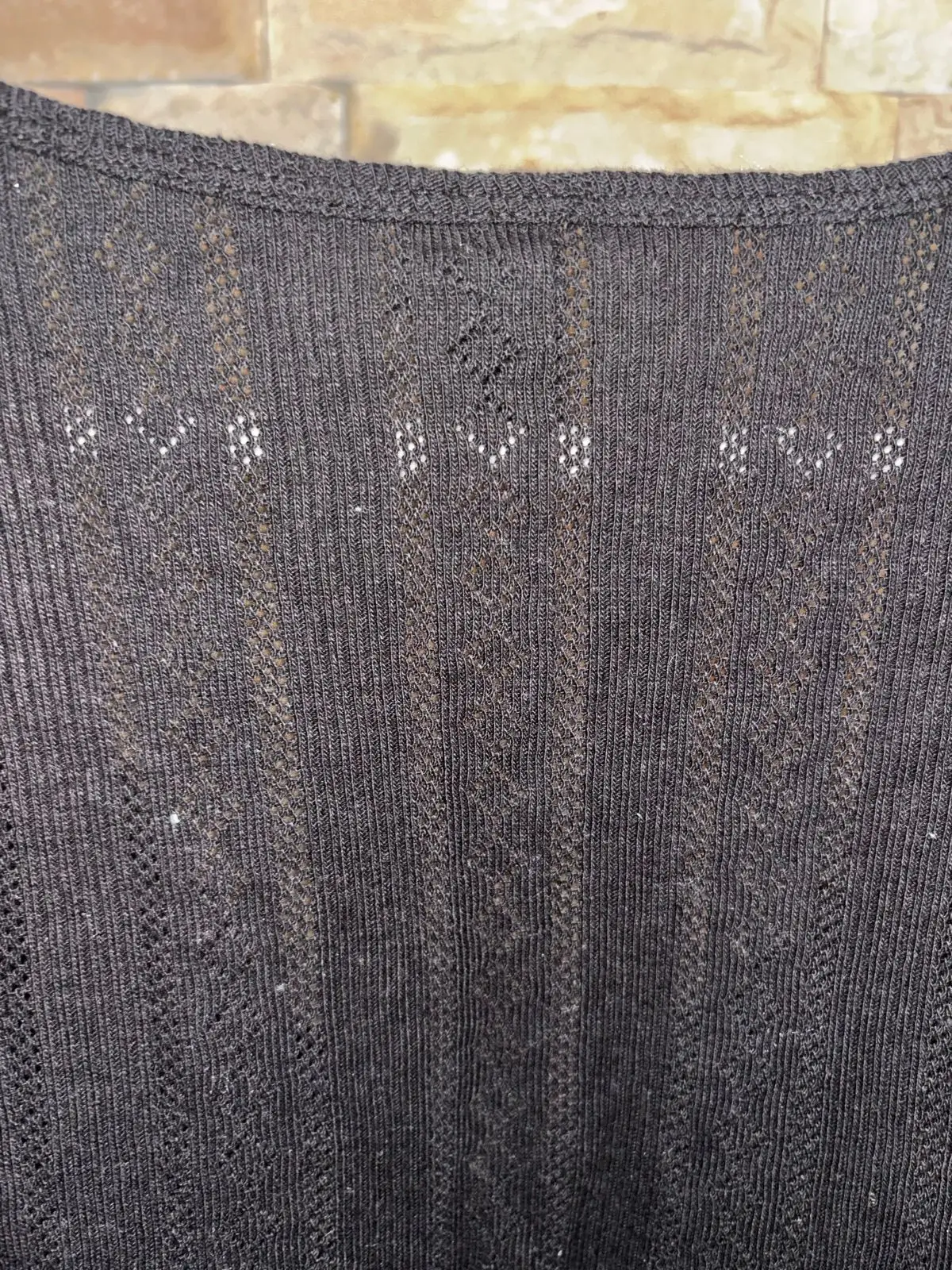Factorie Black Cropped Long-Sleeve Cardigan