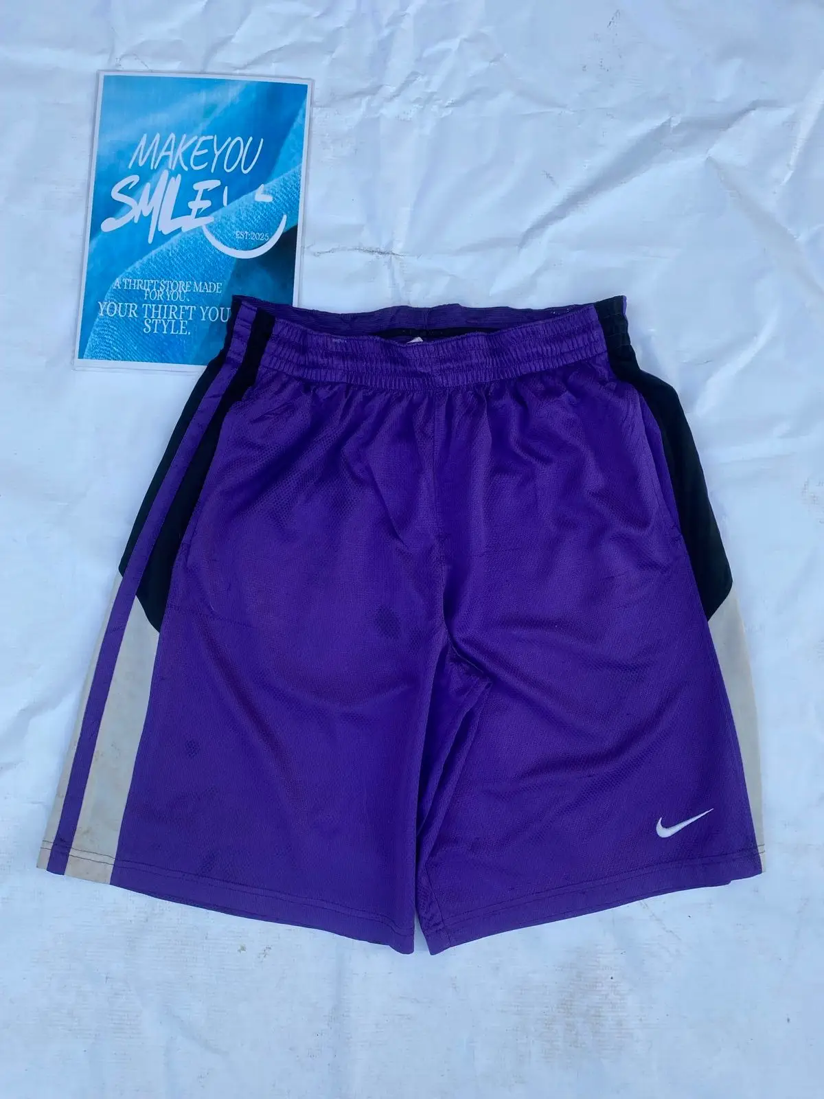 Nike Purple Mesh Athletic Shorts