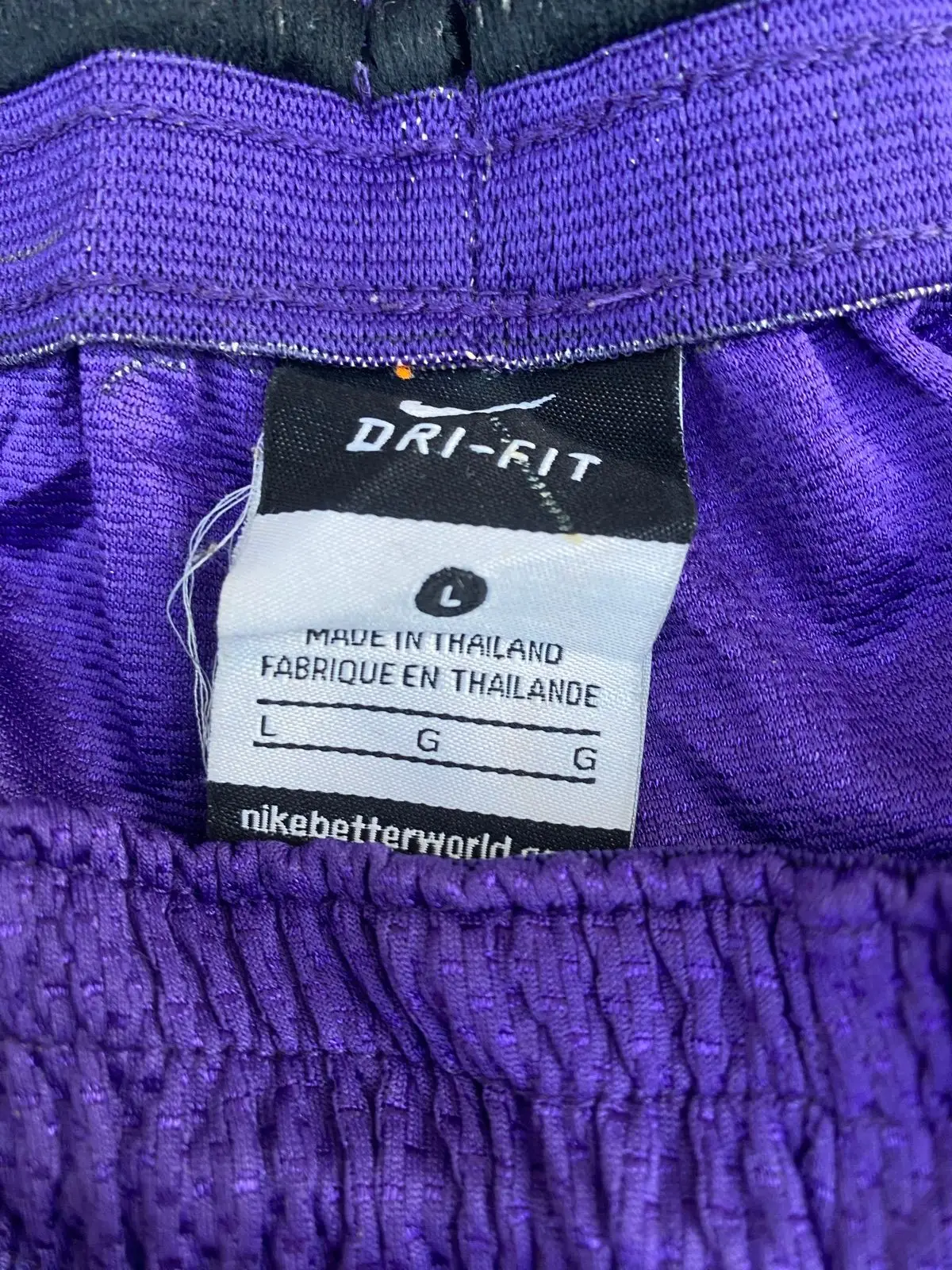 Nike Purple Mesh Athletic Shorts