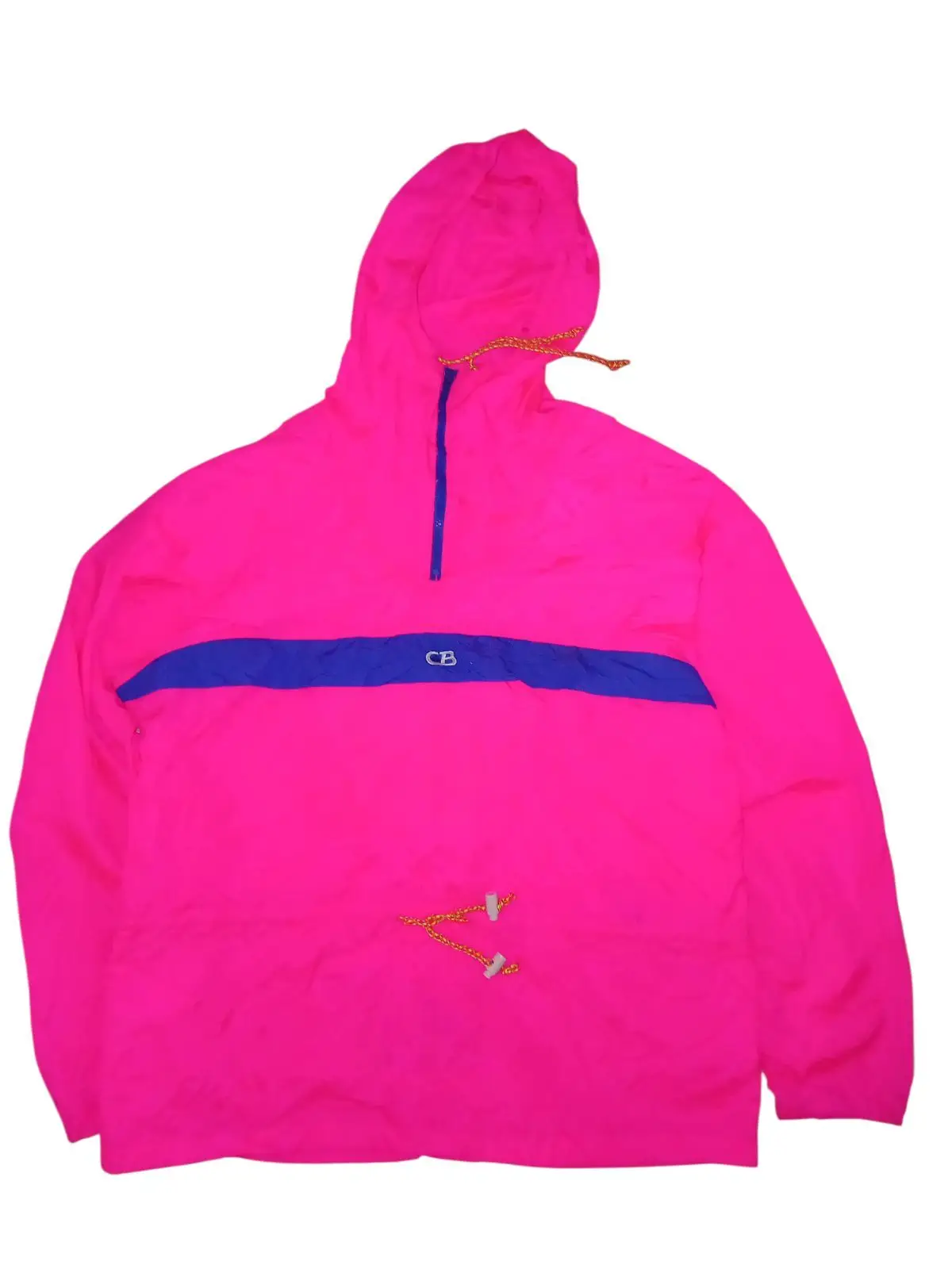 Cutter & Buck Vintage Cutter & Buck Pink and Blue Anorak Windbreaker