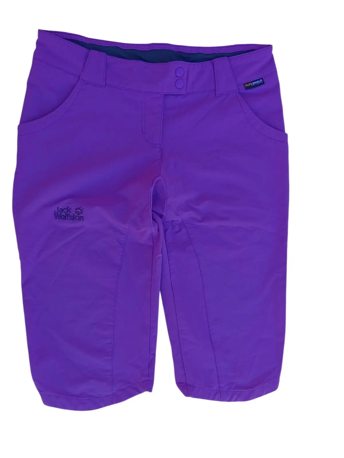 Jack Wolfskin Flex Shield Purple Softshell Shorts