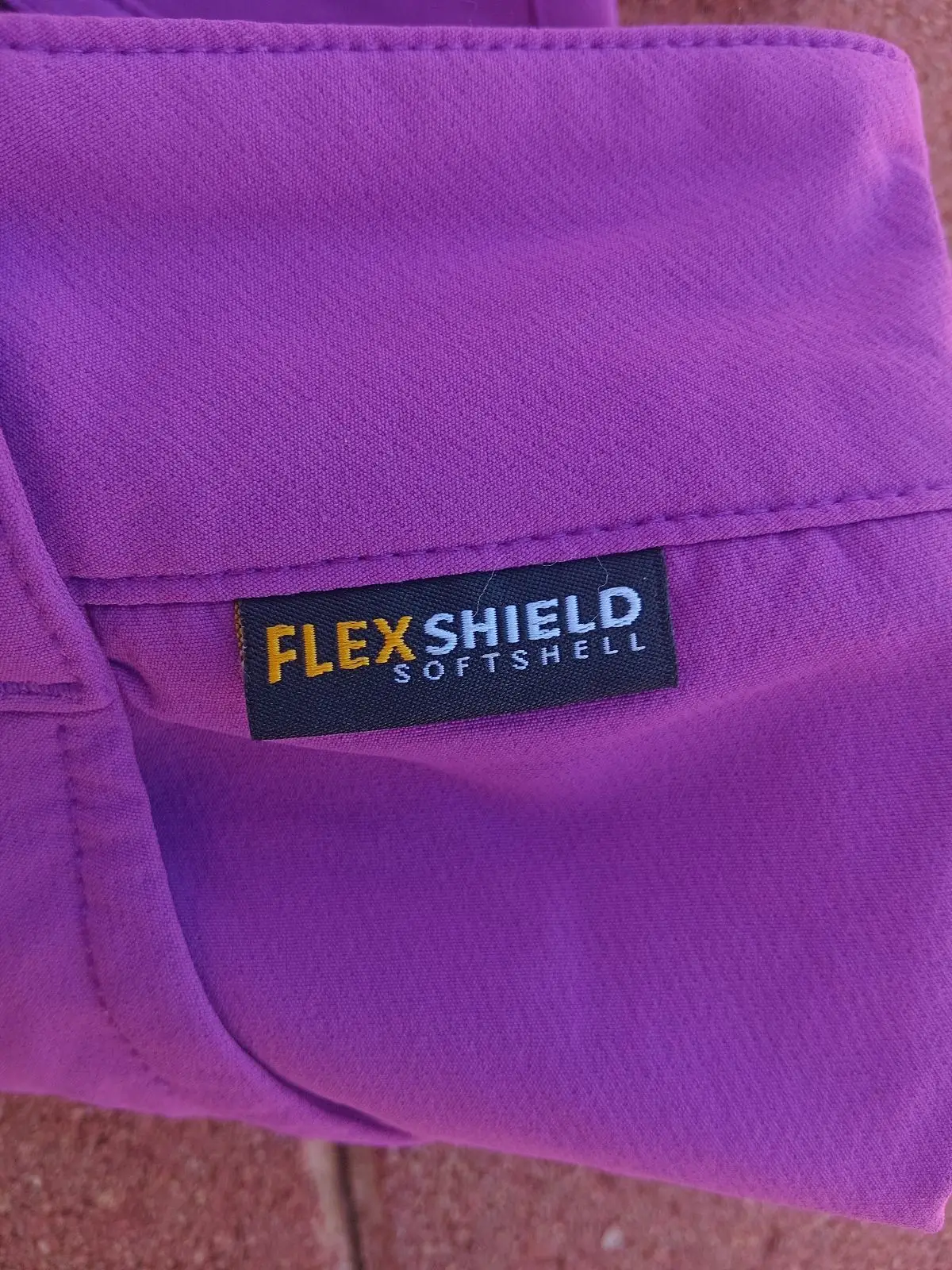 Jack Wolfskin Flex Shield Purple Softshell Shorts