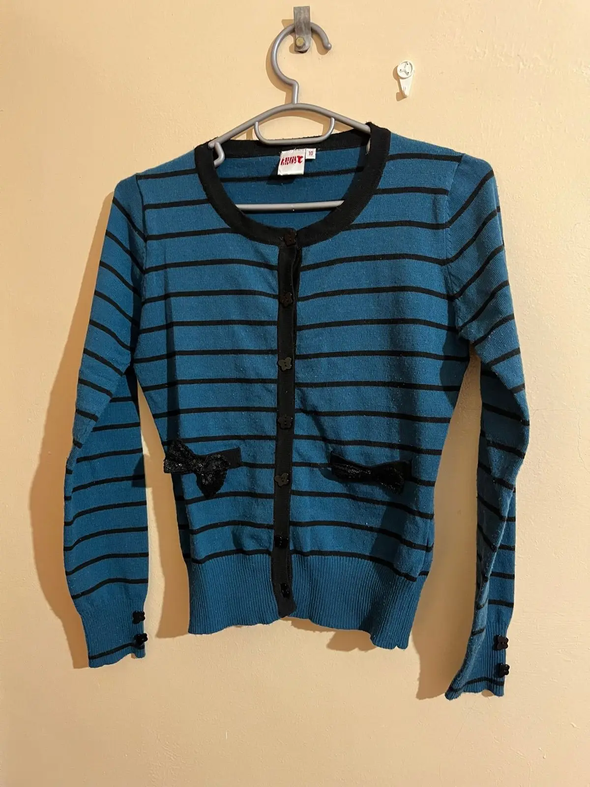 Legit Blue Striped Cardigan