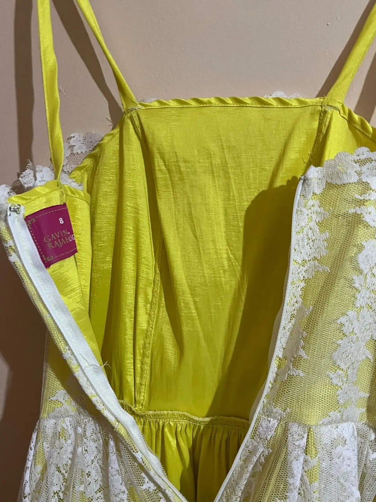 Yellow Lace Dress