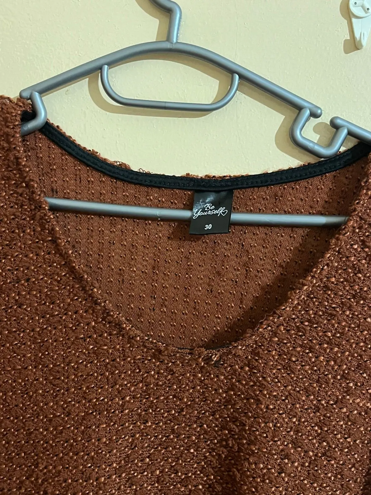 Brown Knitted Sweater