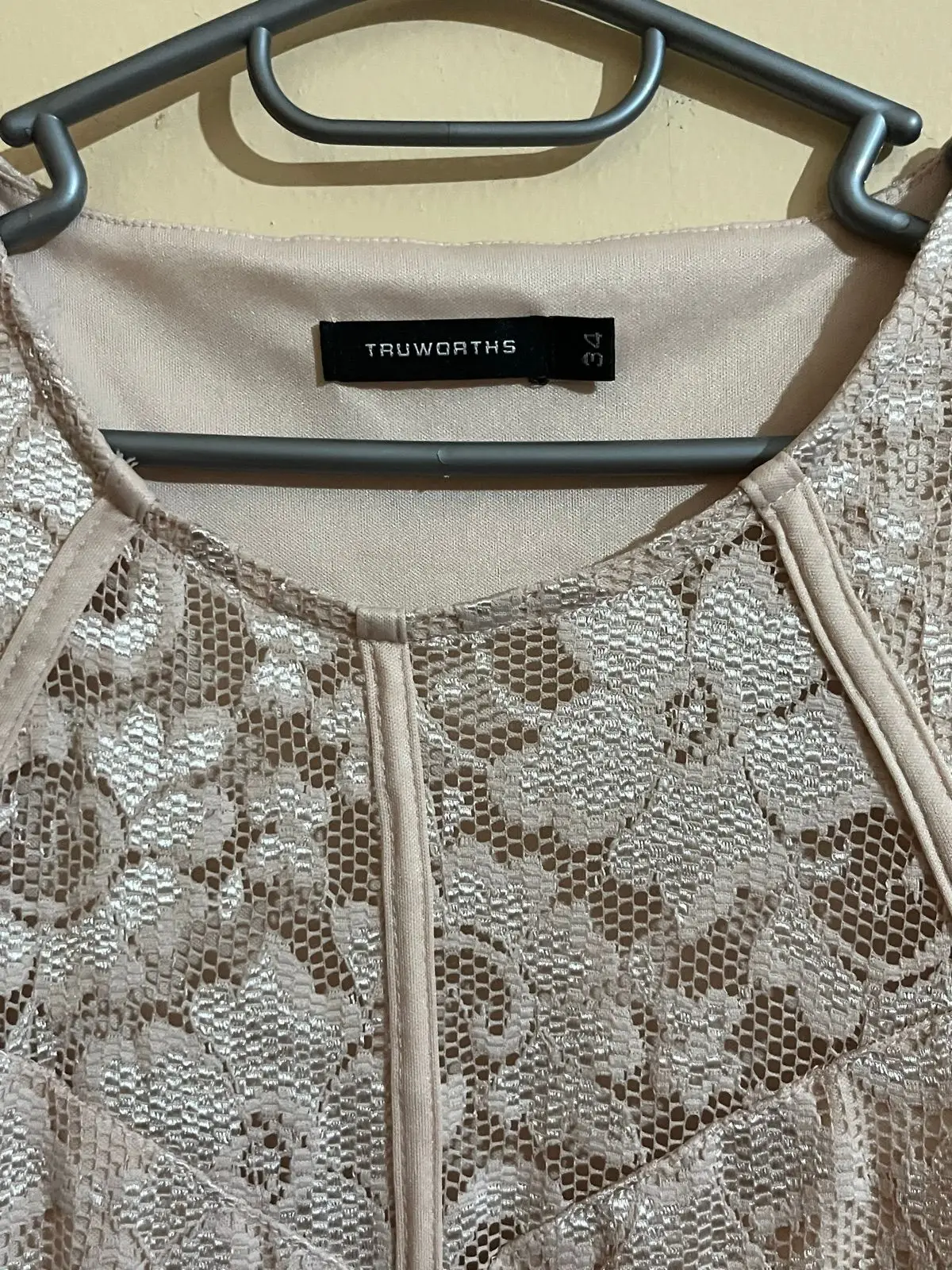 Truworths Beige Lace Dress