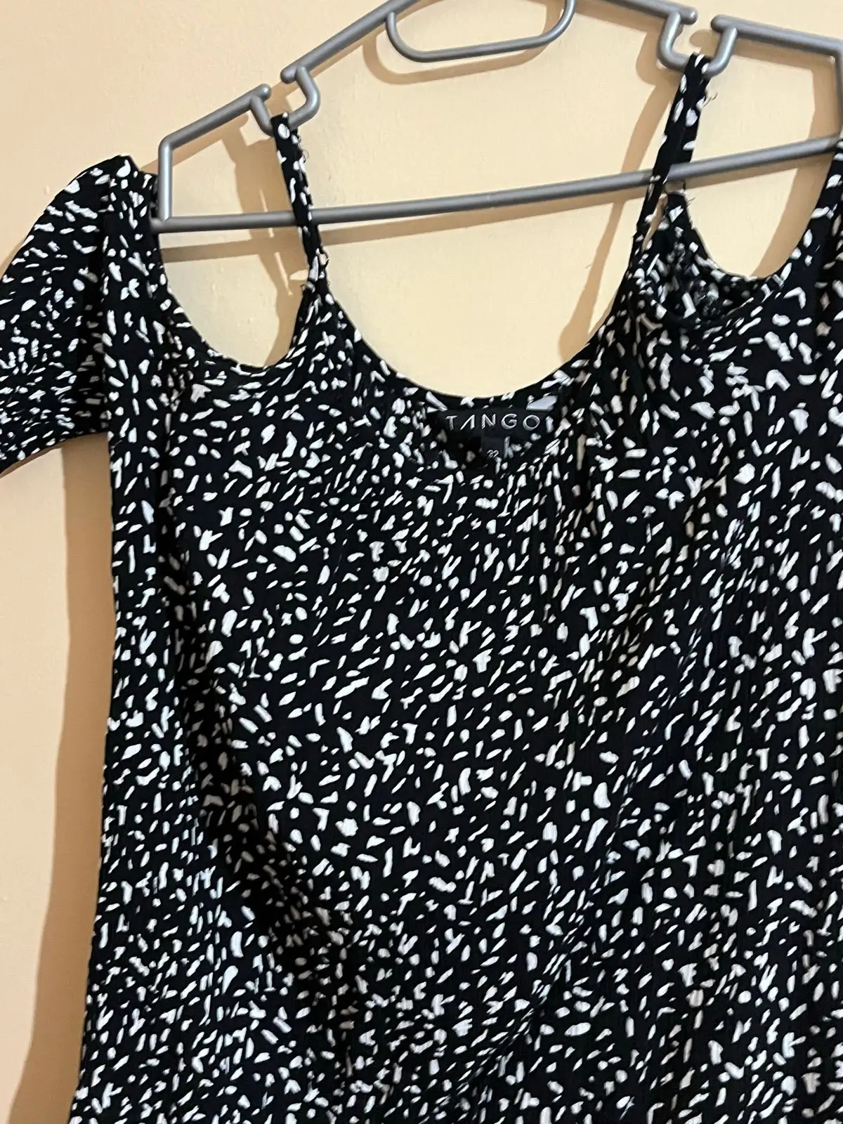 Ackermans Black and White Patterned Top
