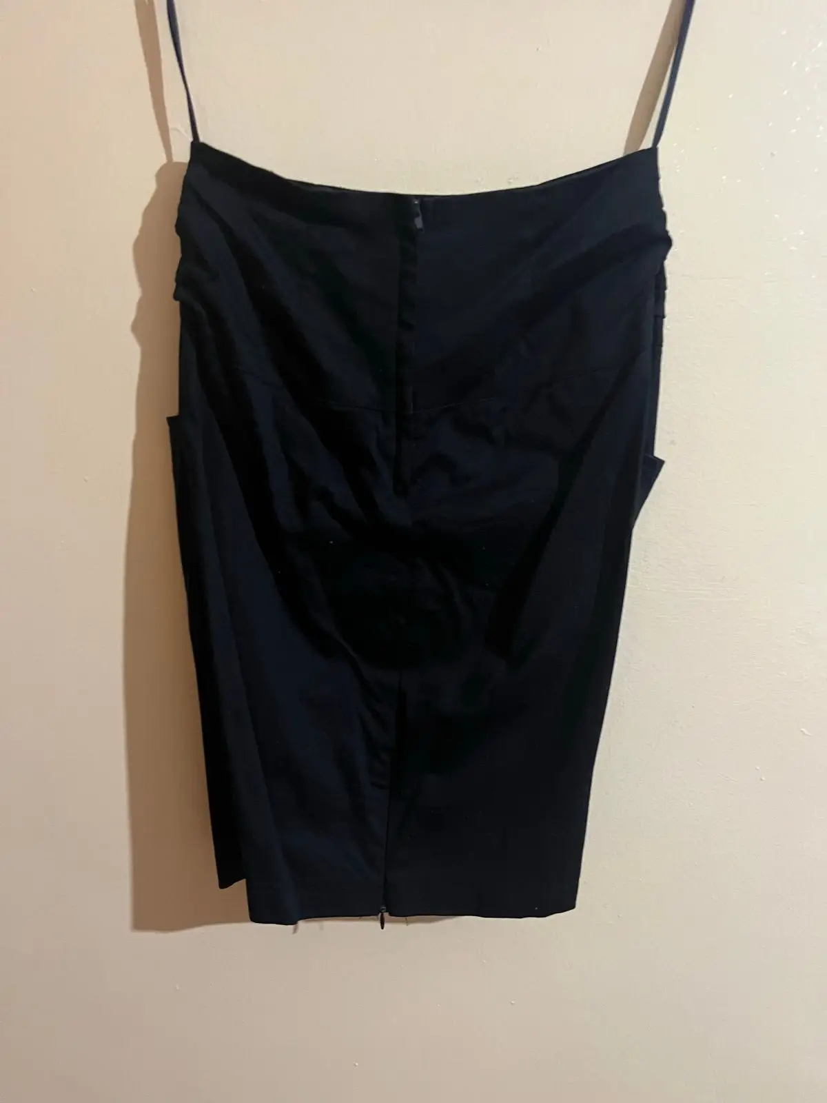 Black Dress with Pleats