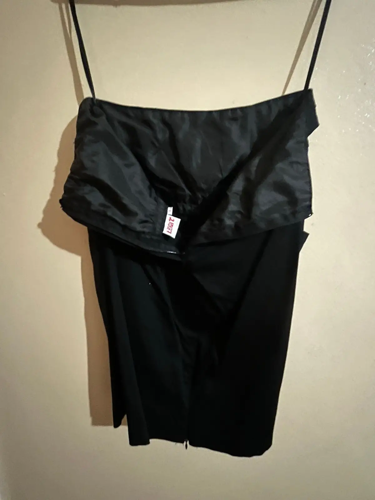 Black Dress with Pleats
