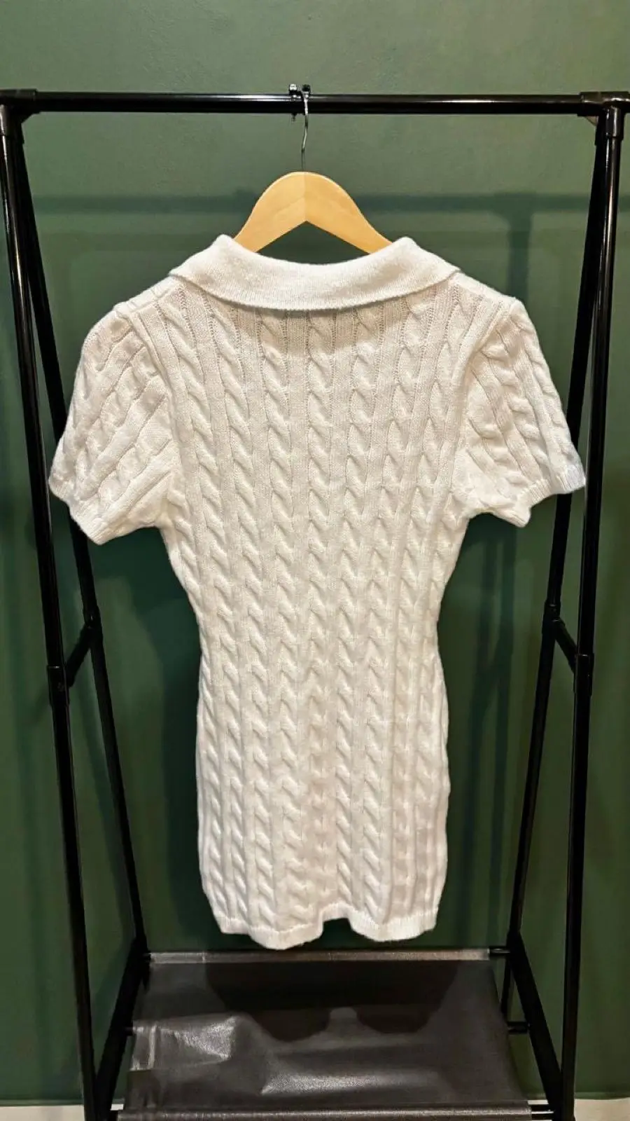 Polo Ralph Lauren Cable-Knit Short-Sleeve Polo Top