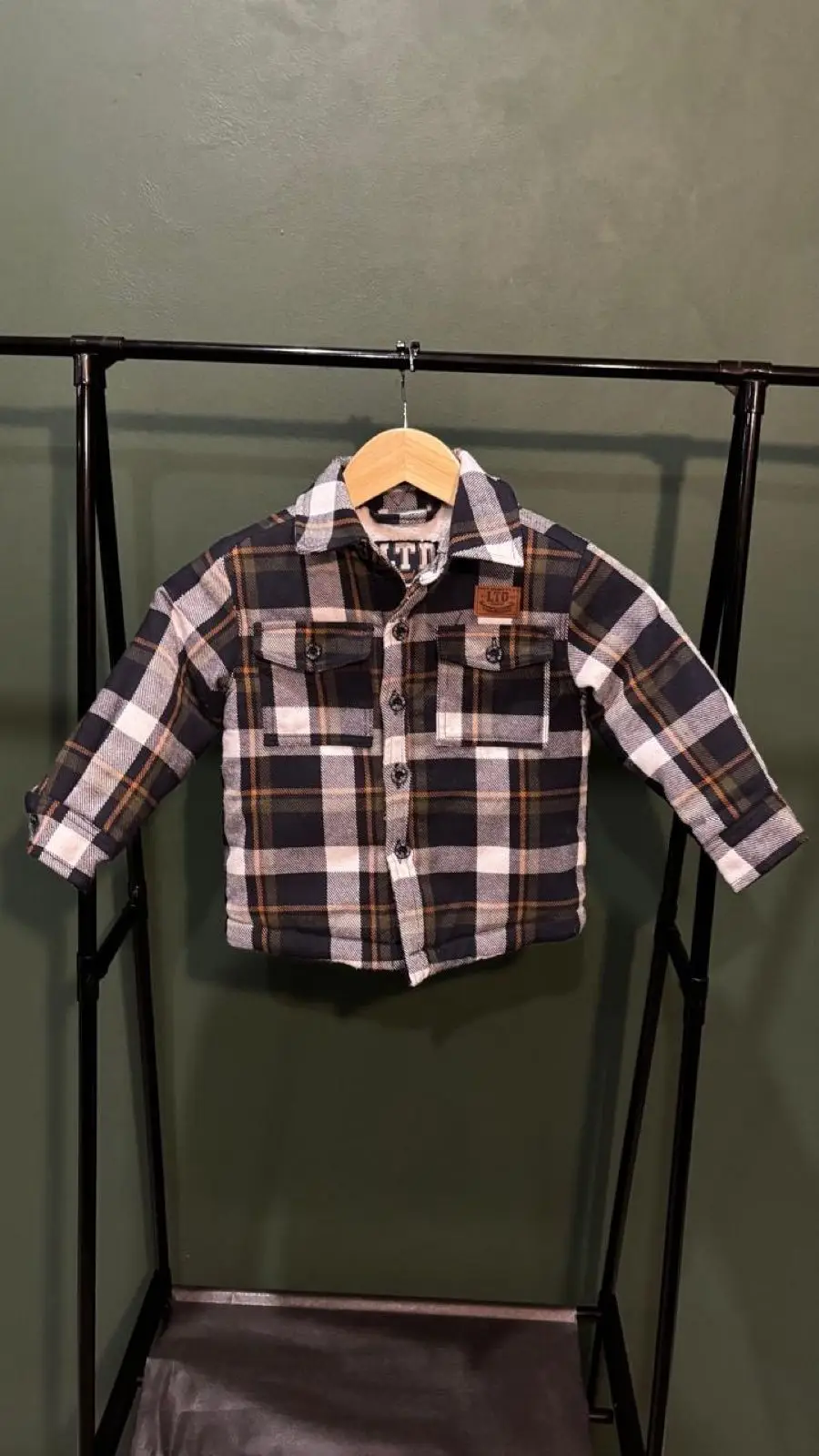 Truworths LTD Kids Plaid Flannel Shacket