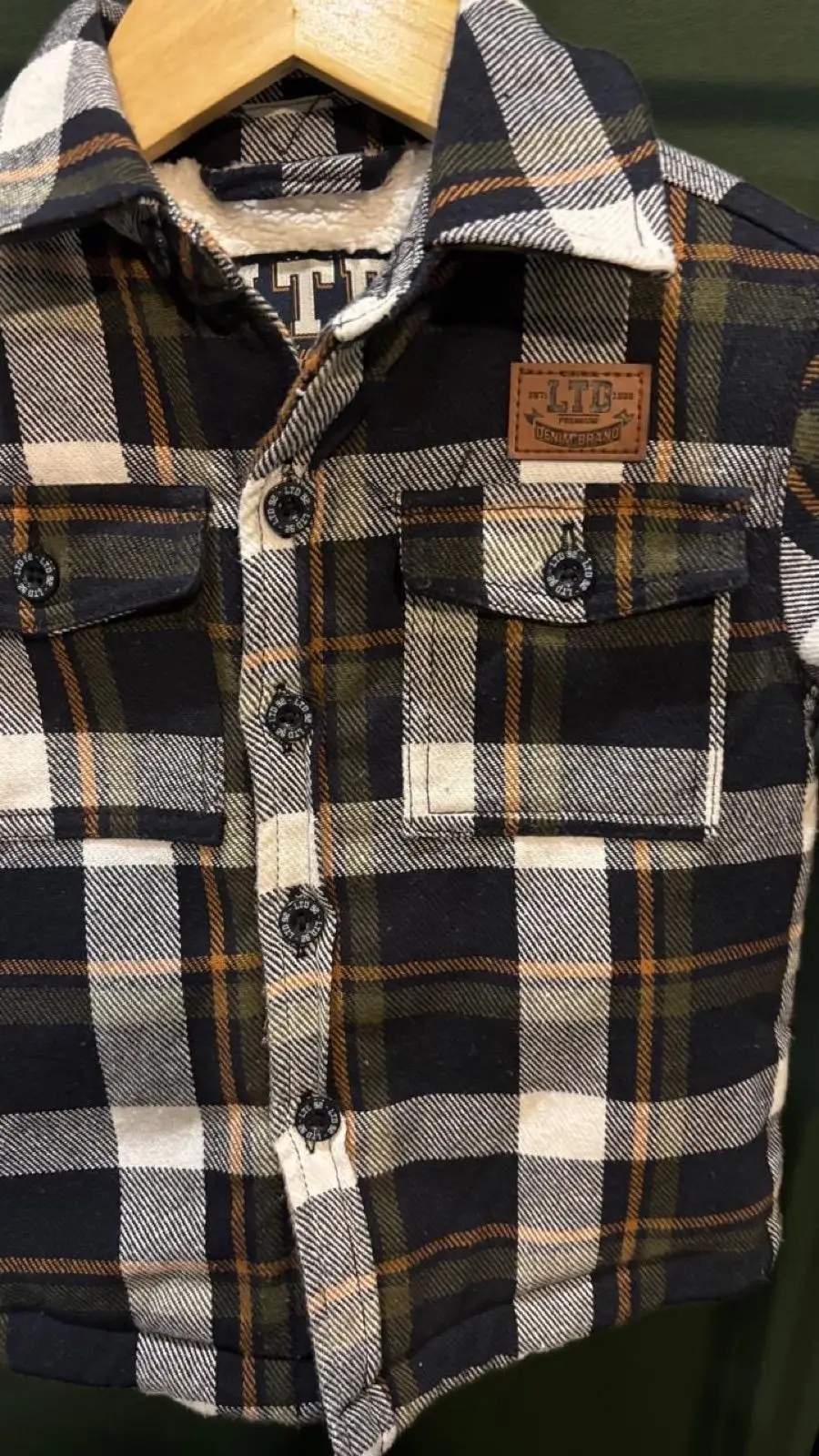 LTD Kids Plaid Flannel Shacket