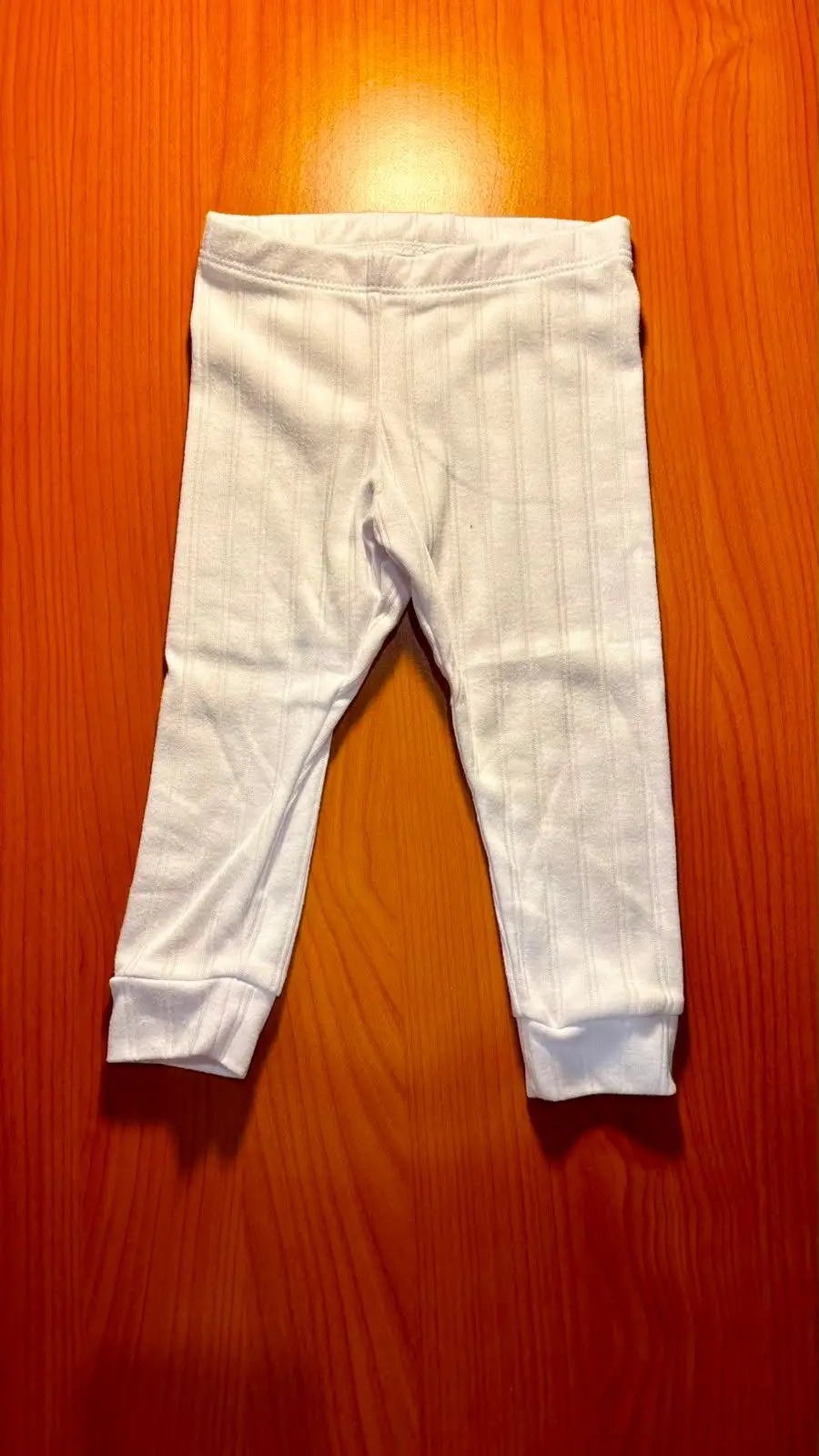 Woolworths Baby White Ribbed Leggings