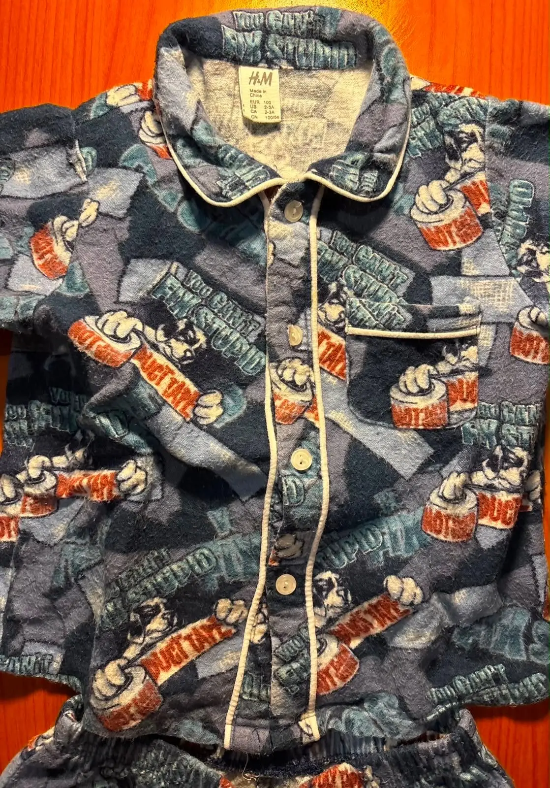 H&M Kids Fleece Pajama Set
